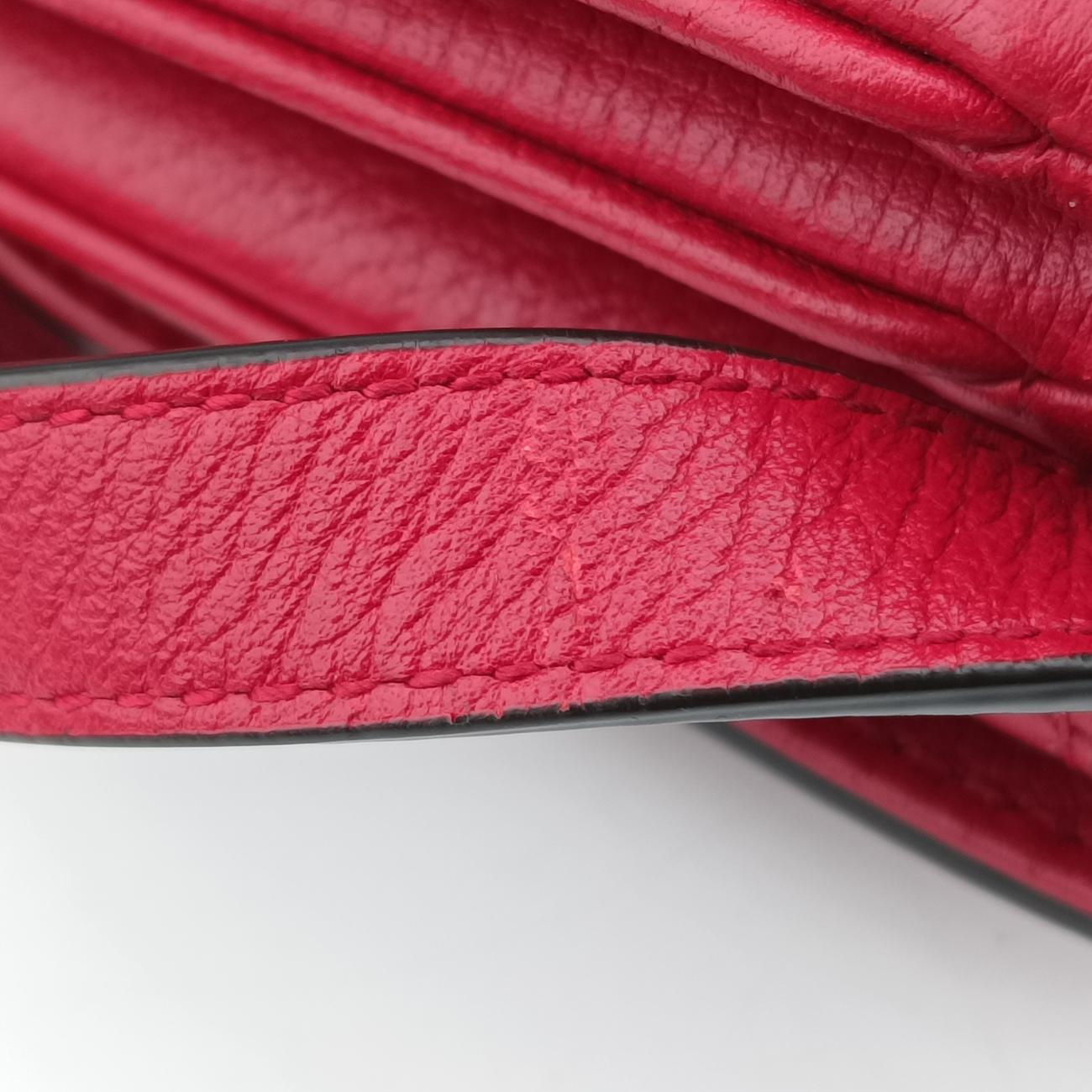 Queen Margaret Beige×Red×Multicolour PVC coated canvas×Leather 524356 I024818155クイーン マーガレット ベージュ×レッド×マルチカラー PVCコーティングキャンバス×レザー 524356 I024818155