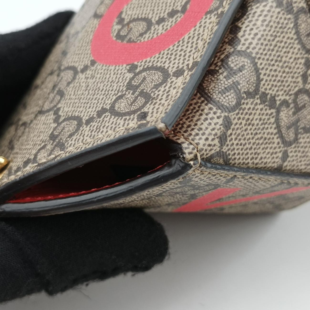 heart Brown×Red PVC coated canvas 678131 G036832647ハート ブラウン×レッド PVCコーティングキャンバス 678131 G036832647