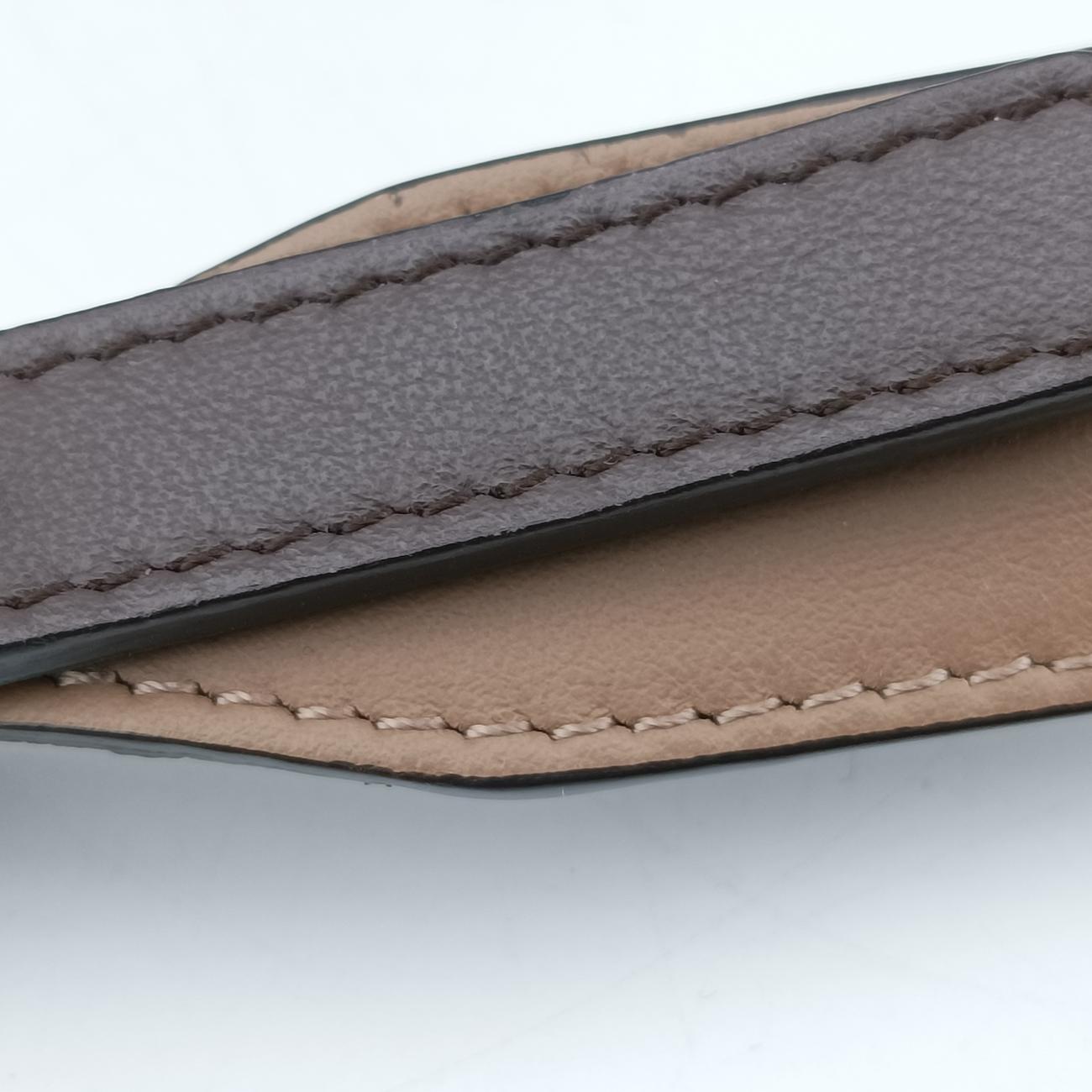 FF Logo Baguette slim Brown×white canvas 7M0295 7M0295 AB50 208-0397バゲット スリム ブラウン×ホワイト キャンバス 7M0295 7M0295 AB50 208-0397