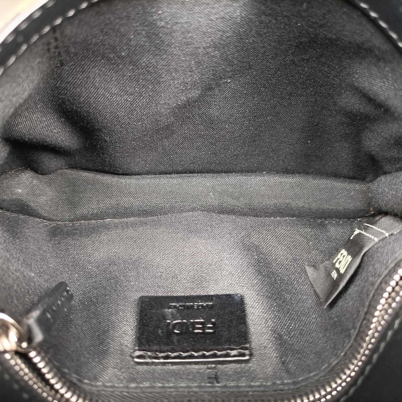 FF Logo Baguette slim Brown×white canvas 7M0295 7M0295 AB50 208-0397バゲット スリム ブラウン×ホワイト キャンバス 7M0295 7M0295 AB50 208-0397