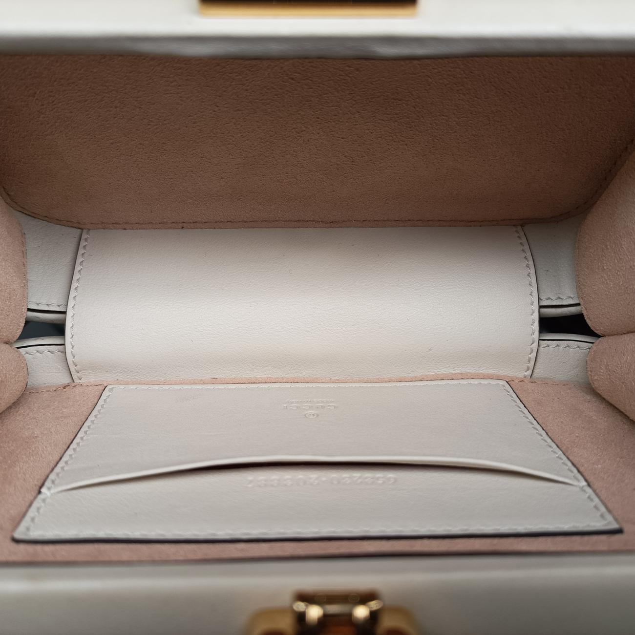 Interlocking G White×red Leather 658230 インターロッキングG ホワイト×レッド レザー 658230