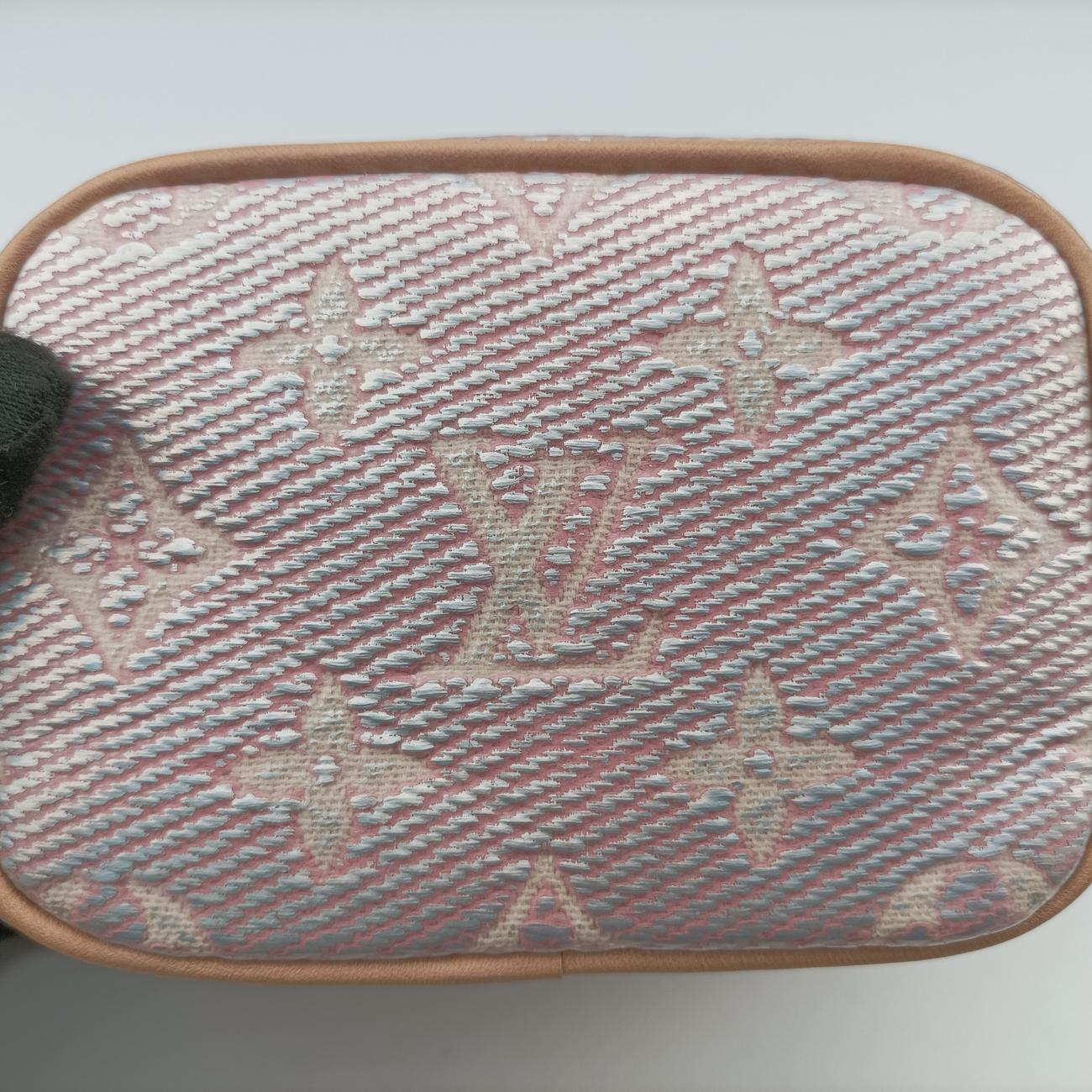 Micro Vanity Pink MONOGRAM JACQUARD DENIM M82527 ICチップマイクロ バニティ ピンク モノグラム ジャカード デニム M82527 ICチップ