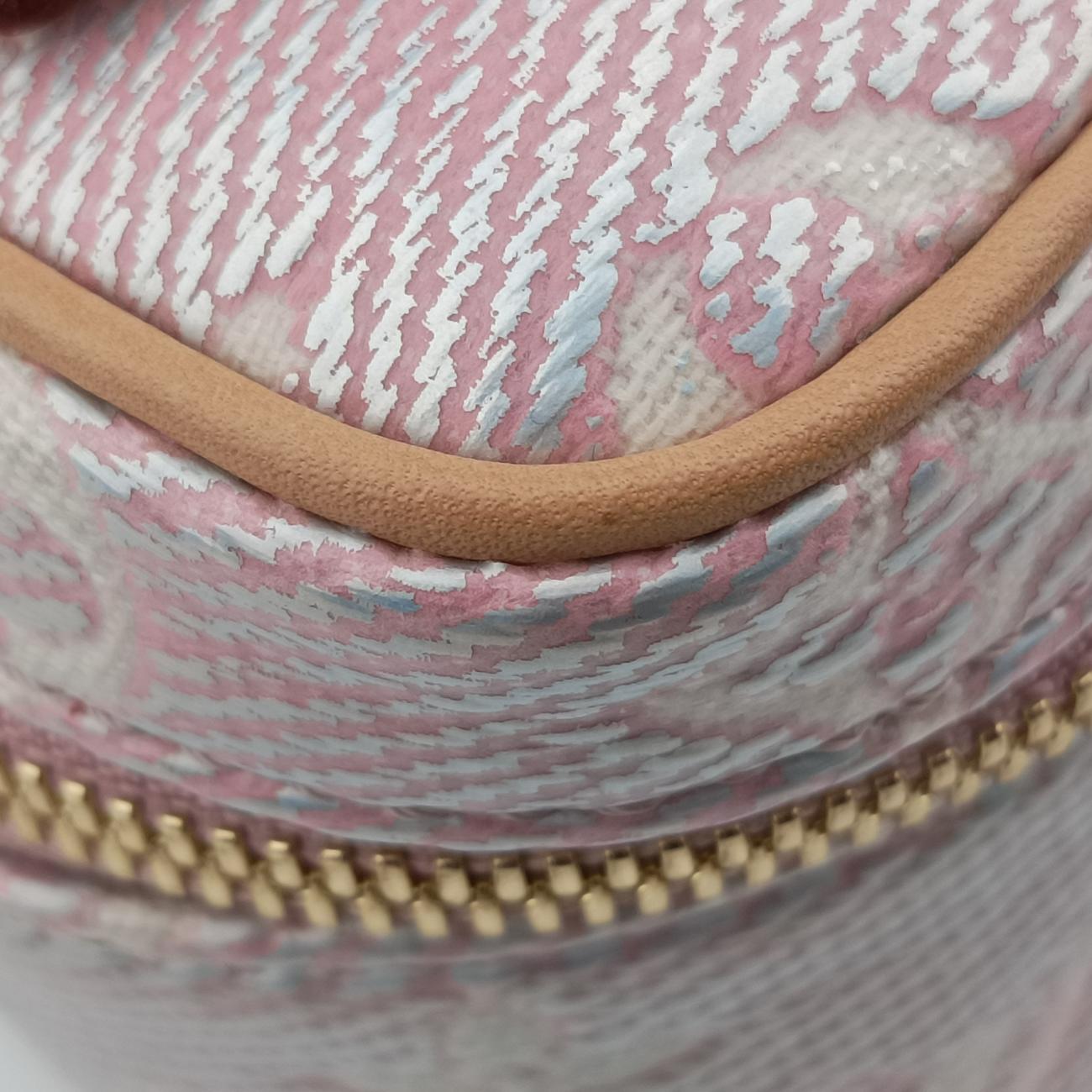 Micro Vanity Pink MONOGRAM JACQUARD DENIM M82527 ICチップマイクロ バニティ ピンク モノグラム ジャカード デニム M82527 ICチップ