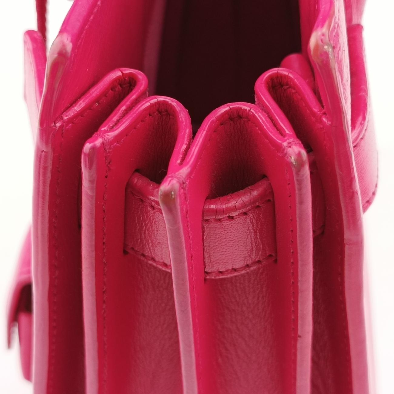 SAC DE JOUR Rose Leather 340778 BCI340778.0614サックドジュールナノ ローズ レッド レザー 340778 BCI340778.0614