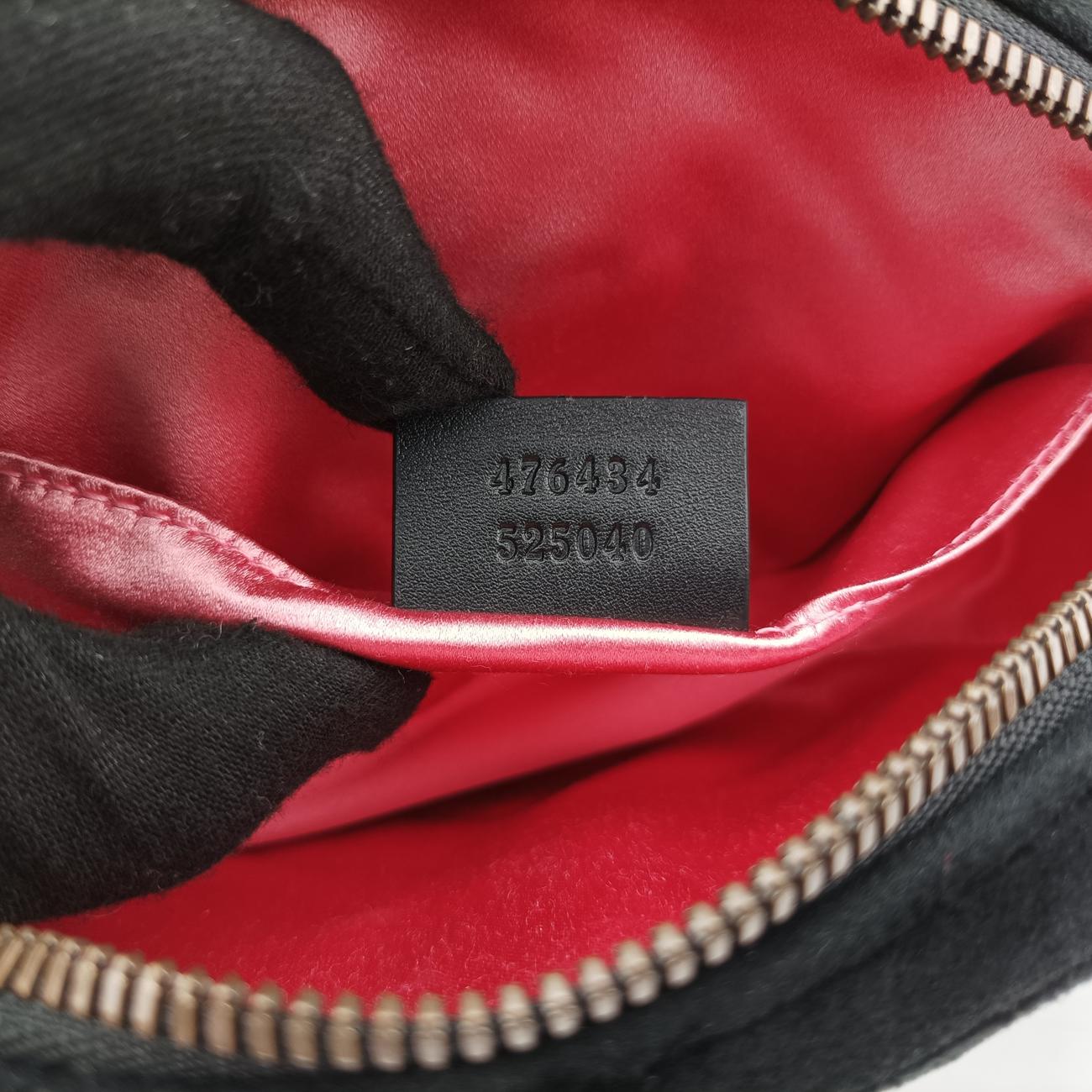 GG Marmont Black velour 476434 E022255495GGマーモント ブラック ベロア 476434 E022255495