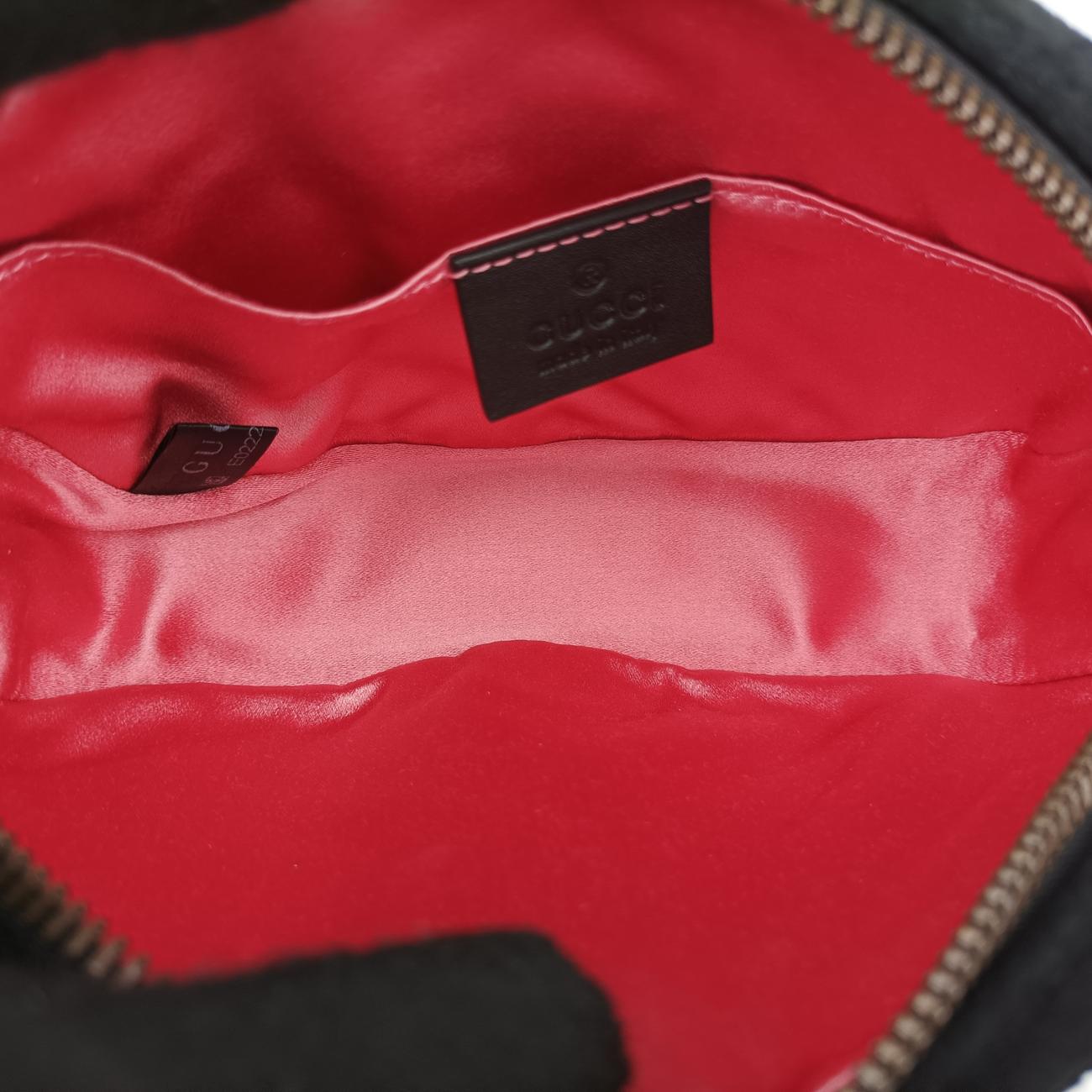 GG Marmont Black velour 476434 E022255495GGマーモント ブラック ベロア 476434 E022255495