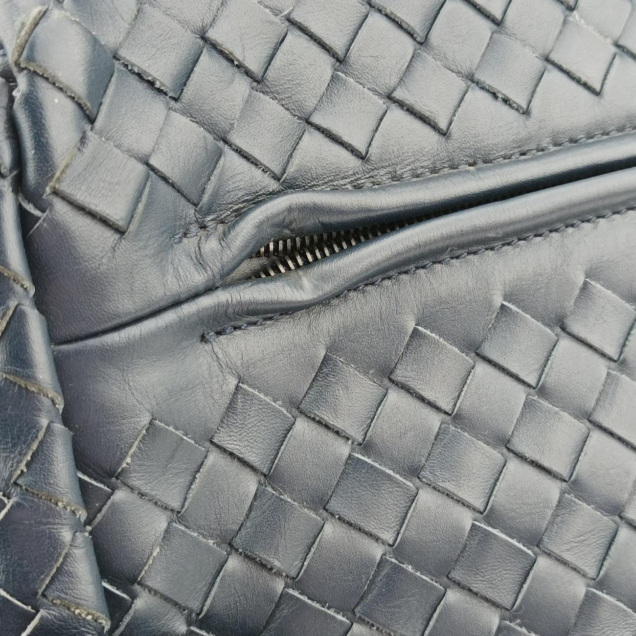 Intrecciato Navy lambskin B03045935Gイントレチャート ネイビー ラムスキン B03045935G