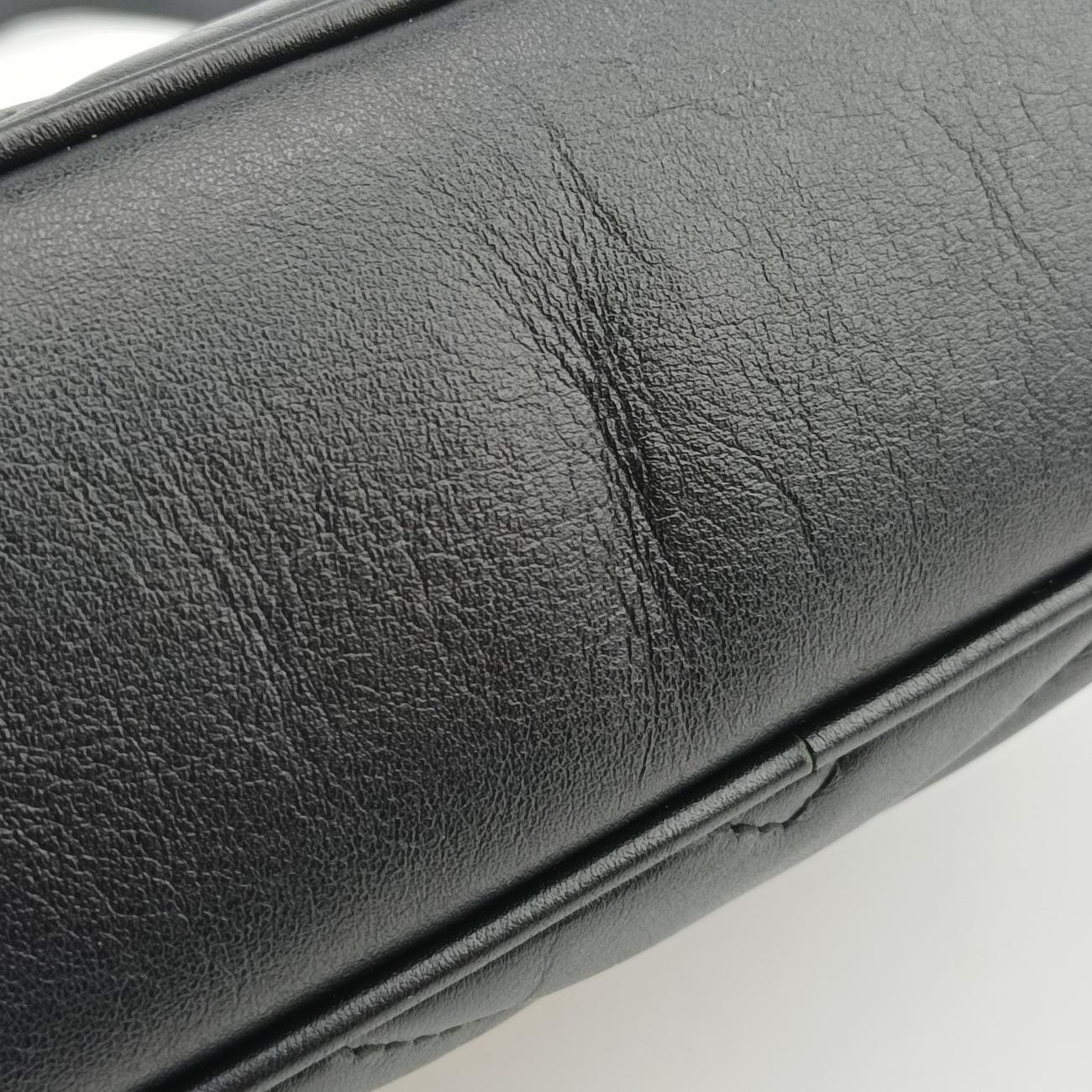 GG Marmont Black Leather 447632 F027243902GGマーモント ブラック レザー 447632 F027243902