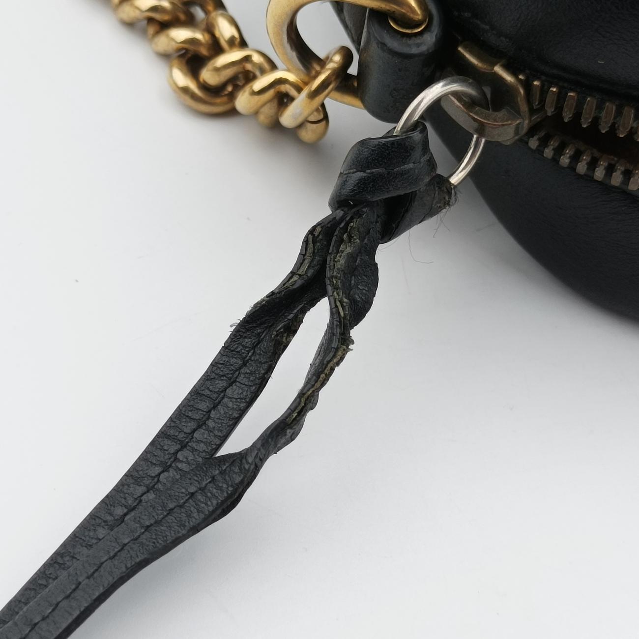 GG Marmont Black Leather 447632 F027243902GGマーモント ブラック レザー 447632 F027243902