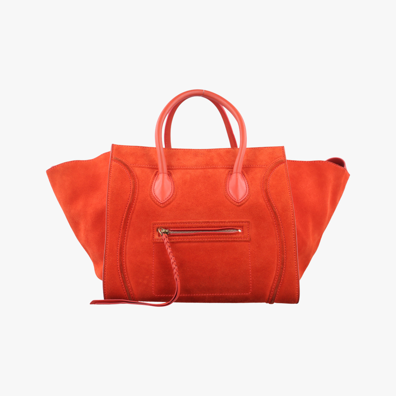 Luggage Small Square Phantom Orange suede S-CU-1102ラゲージスモールスクエアファントム オレンジ スエード S-CU-1102