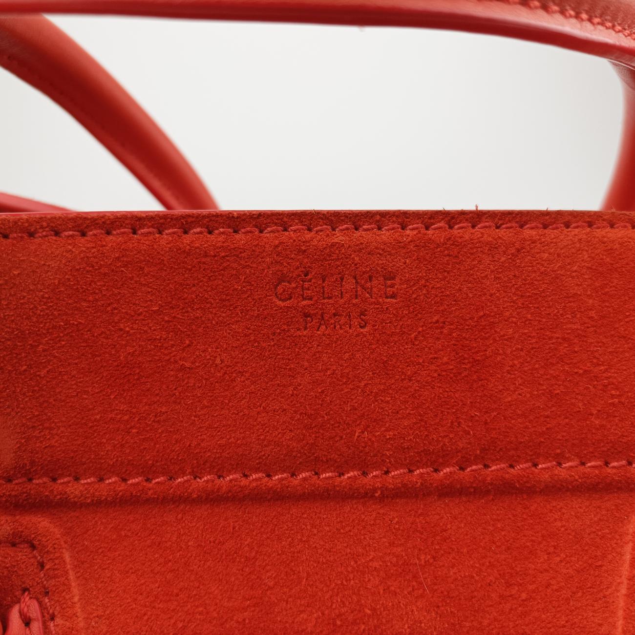 Luggage Small Square Phantom Orange suede S-CU-1102ラゲージスモールスクエアファントム オレンジ スエード S-CU-1102