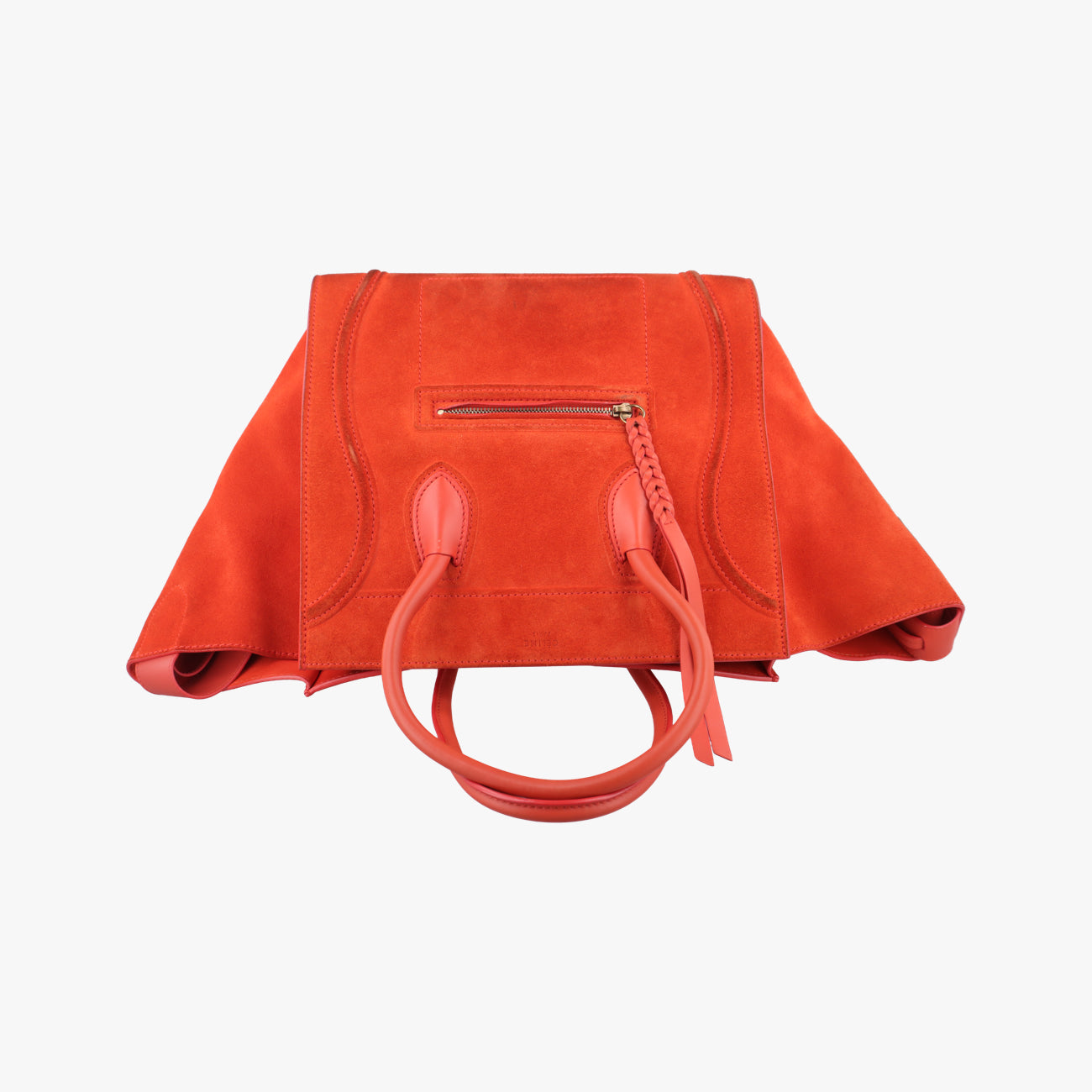 Luggage Small Square Phantom Orange suede S-CU-1102ラゲージスモールスクエアファントム オレンジ スエード S-CU-1102