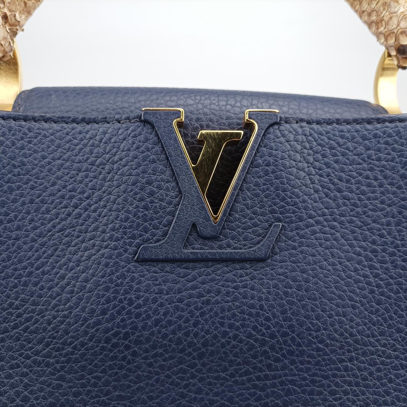 Capucines MM navy leather M43934 AH0129カプシーヌMM ネイビー レザー M43934 AH0129