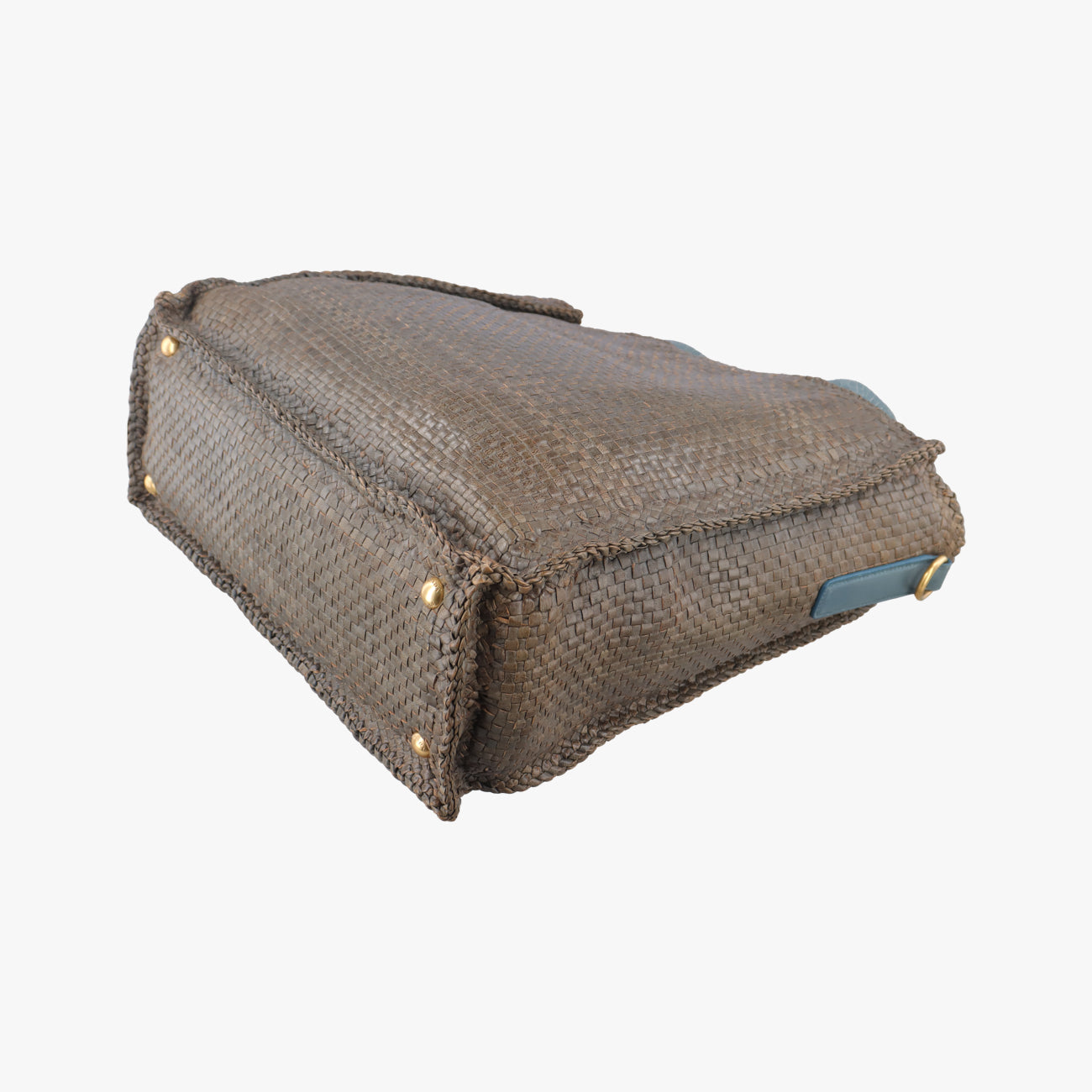 MADRAS Beige×blue Leather 204マドラス ベージュ×ブルー レザー 204