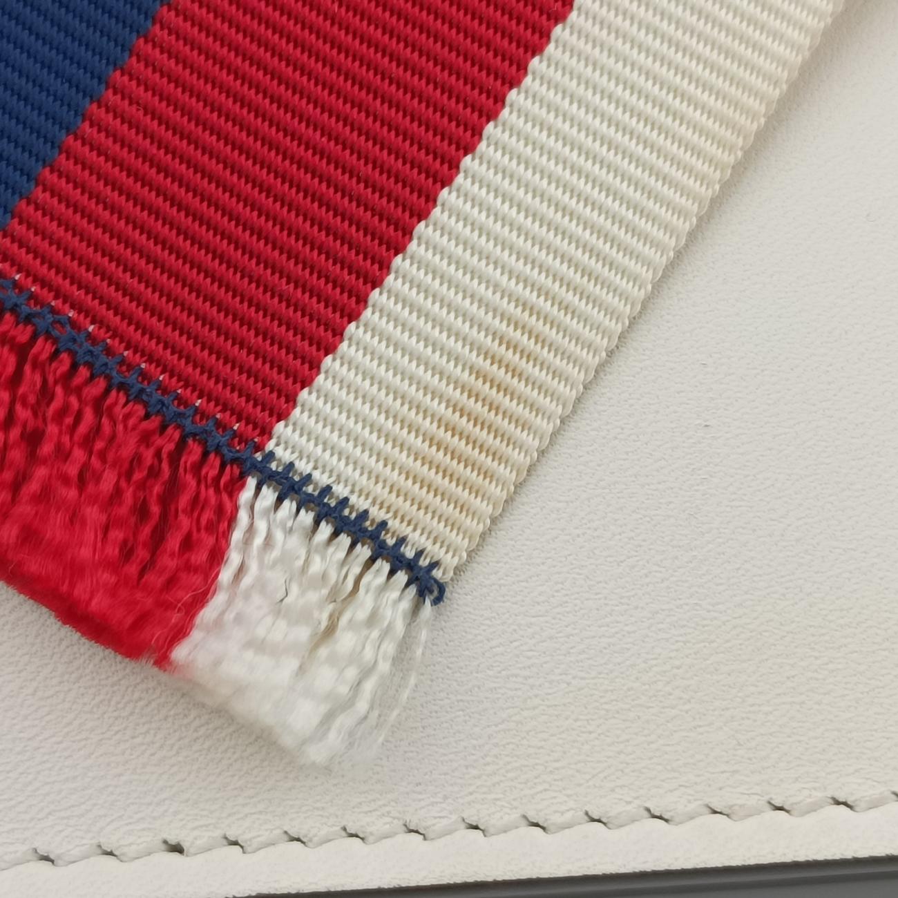 Broadway Tiger Head White x Red x Navy Leather 453777 E020986042ブロードウェイ タイガーヘッド ホワイト×レッド×ネイビー レザー 453777 E020986042