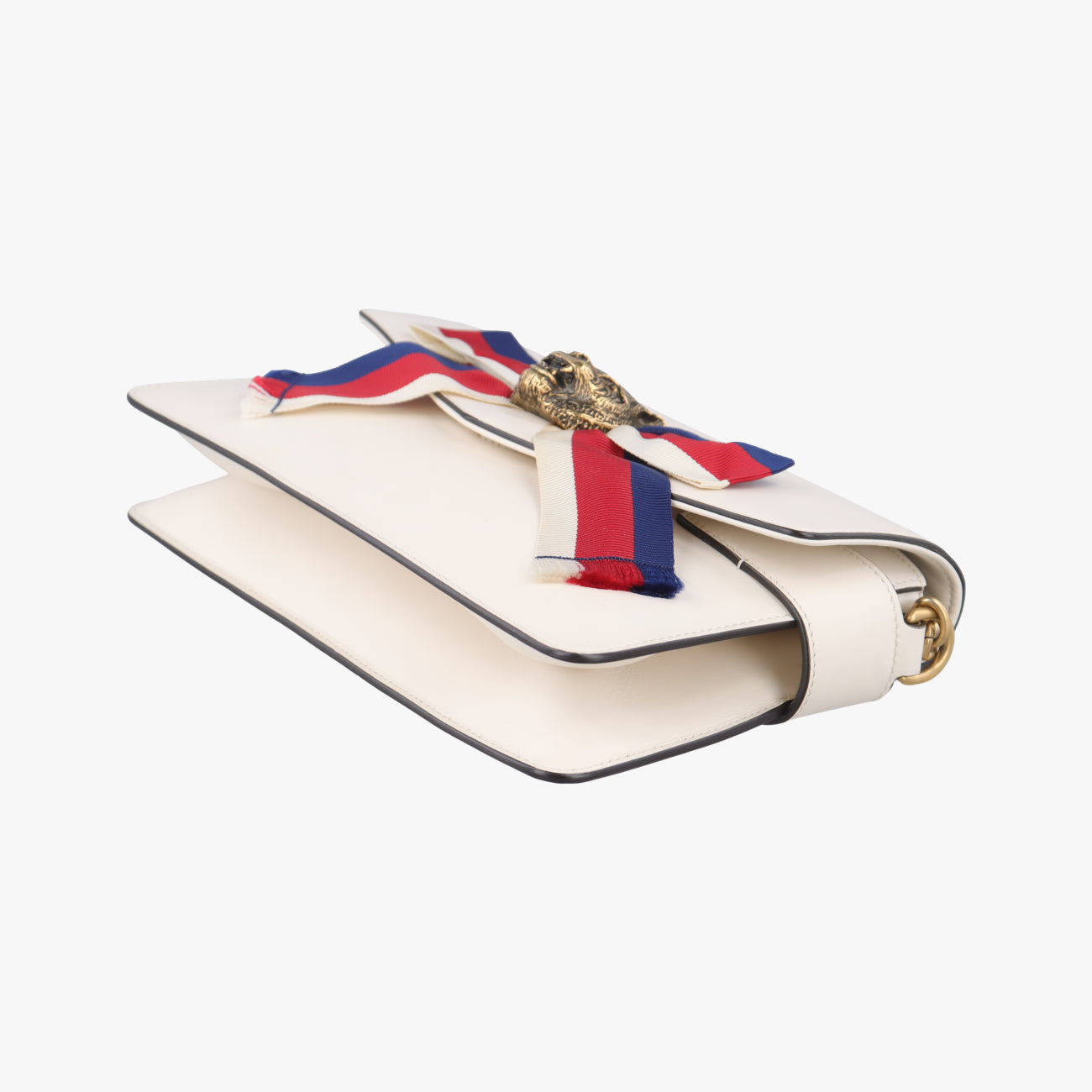 Broadway Tiger Head White x Red x Navy Leather 453777 E020986042ブロードウェイ タイガーヘッド ホワイト×レッド×ネイビー レザー 453777 E020986042