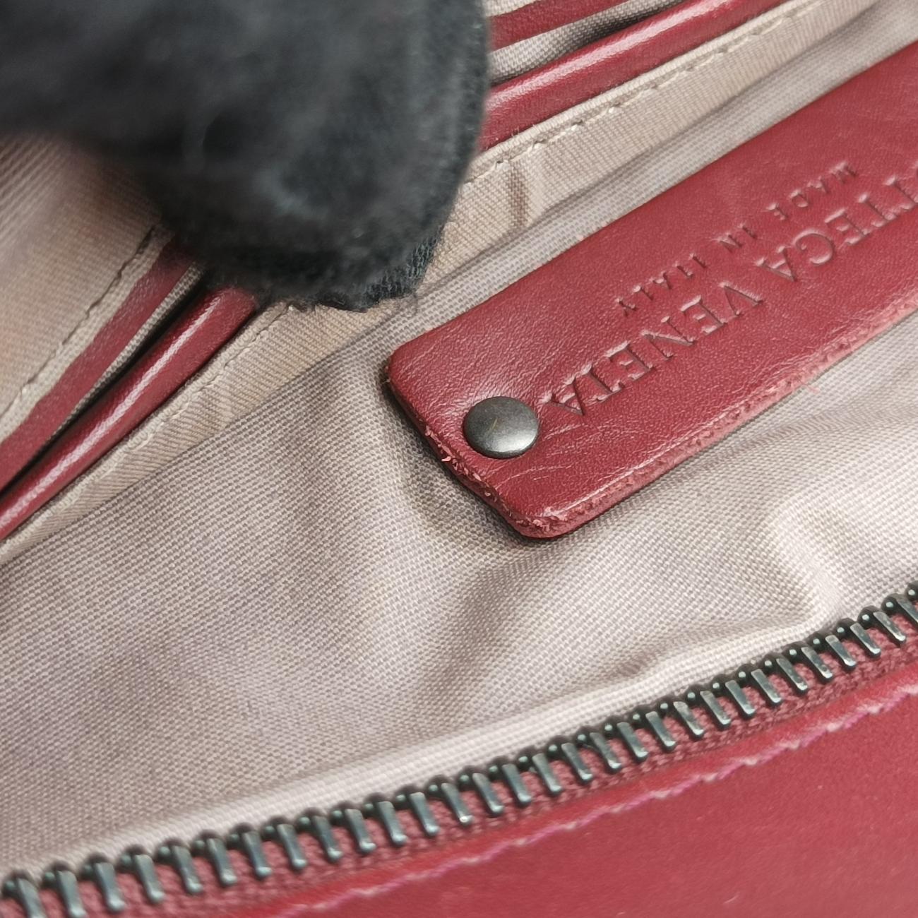 Intrecciato Burgundy lambskin B06206780Yイントレチャート ワインレッド ラムスキン B06206780Y