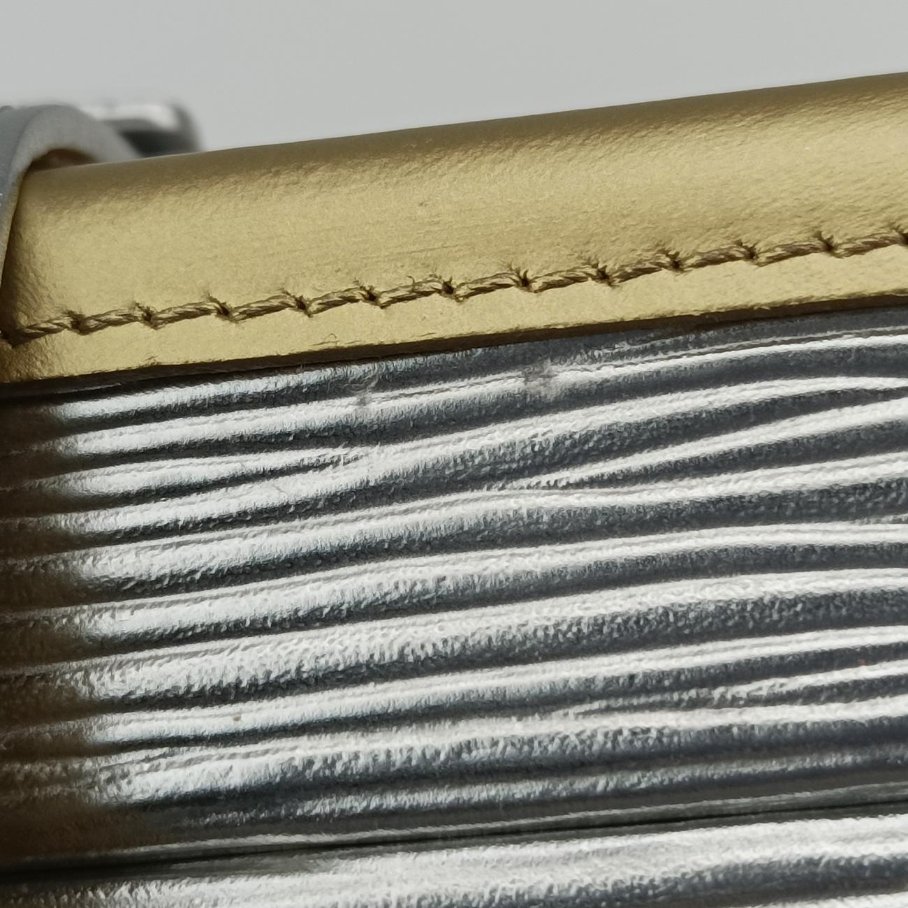 PETITE MALLE silver x gold Epi M54653 PL1117プティットマル シルバーxゴールド エピ M54653 PL1117