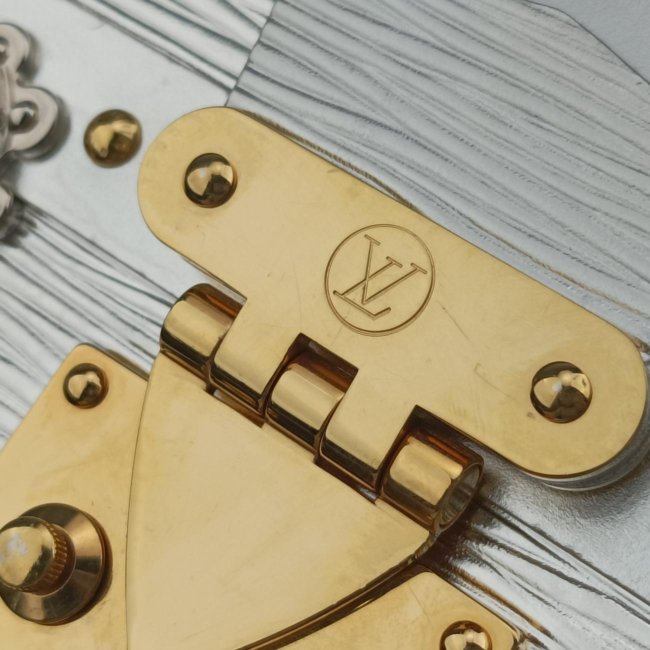 PETITE MALLE silver x gold Epi M54653 PL1117プティットマル シルバーxゴールド エピ M54653 PL1117