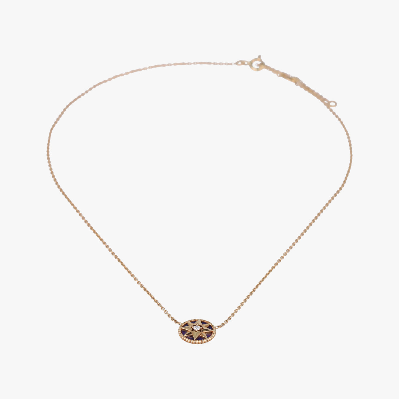 Rose des Vents medallion Golden×Blue AU750 095492ローズデヴァン メダリオン ゴールド×ブルー AU750 095492