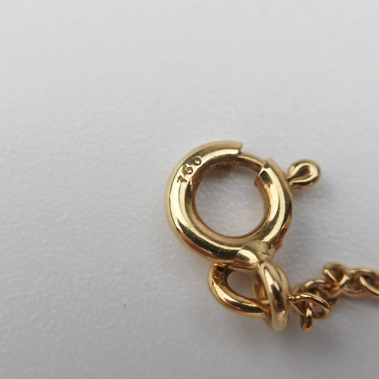 Rose des Vents medallion Golden×Blue AU750 095492ローズデヴァン メダリオン ゴールド×ブルー AU750 095492