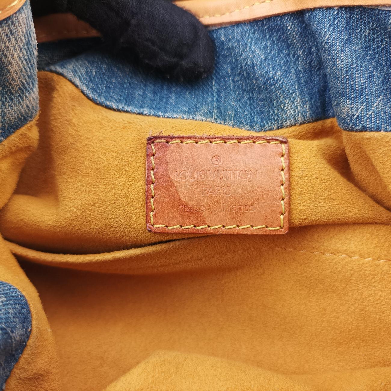 PrettyPretty Blue×Beige Monogram Denim M95020 プリーティ ブルー×ベージュ モノグラム デニム M95020