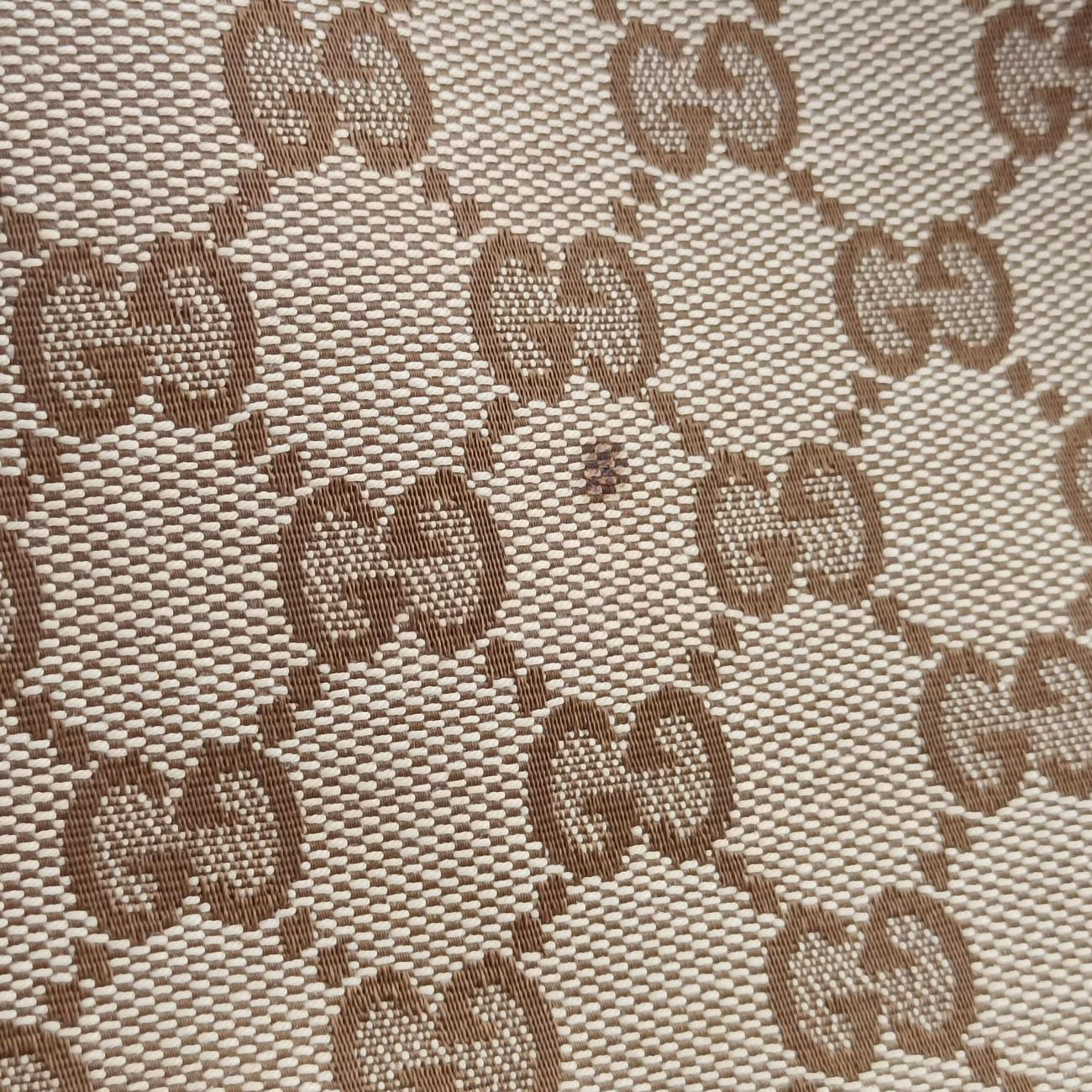 Drawstring Bucket Orange×beige canvas x leather 388703 C018796146ドローストリング バケット オレンジ×ベージュ キャンバス×レザー 388703 C018796146