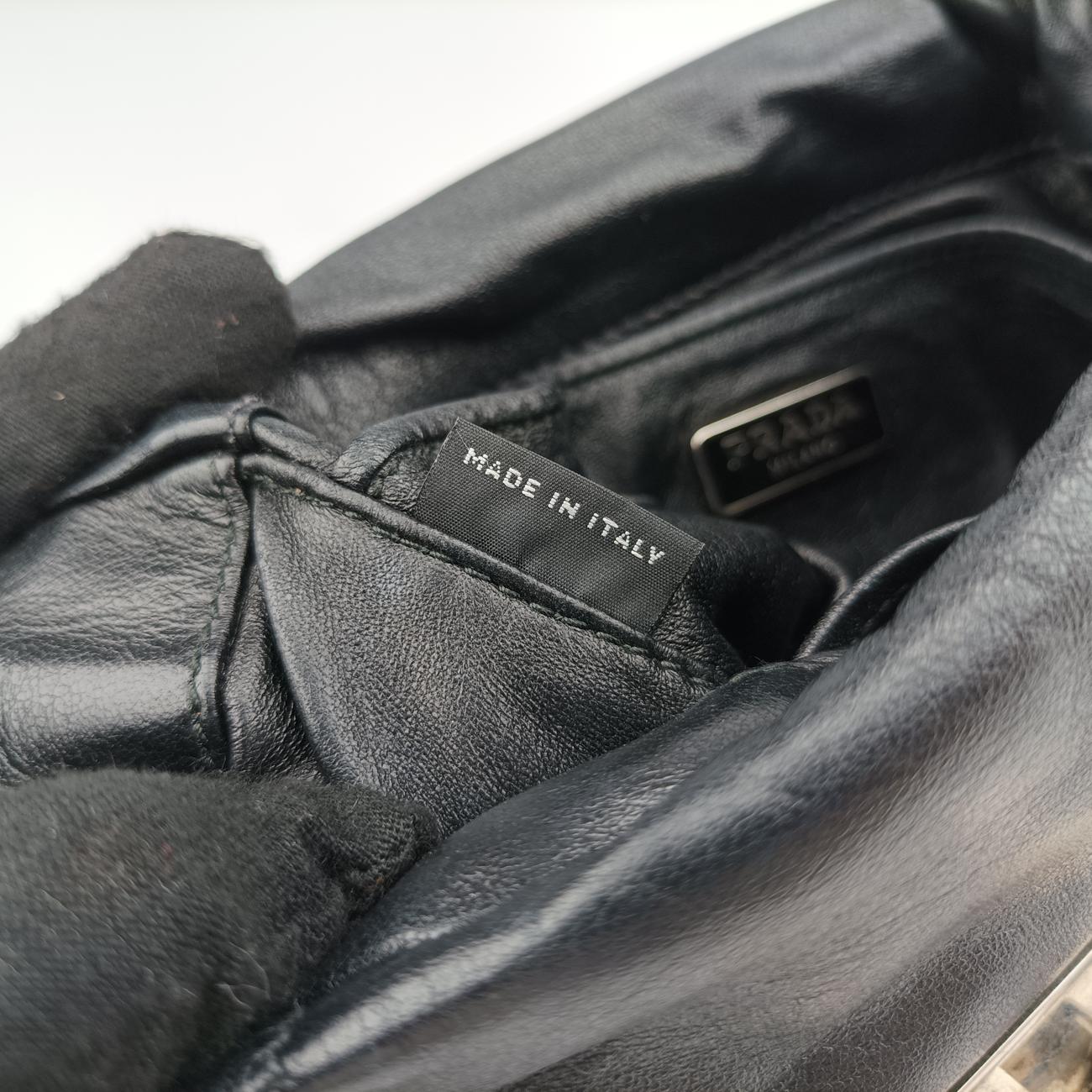 Double Flap Black Leather BR5036 ダブル フラップ ブラック レザー BR5036