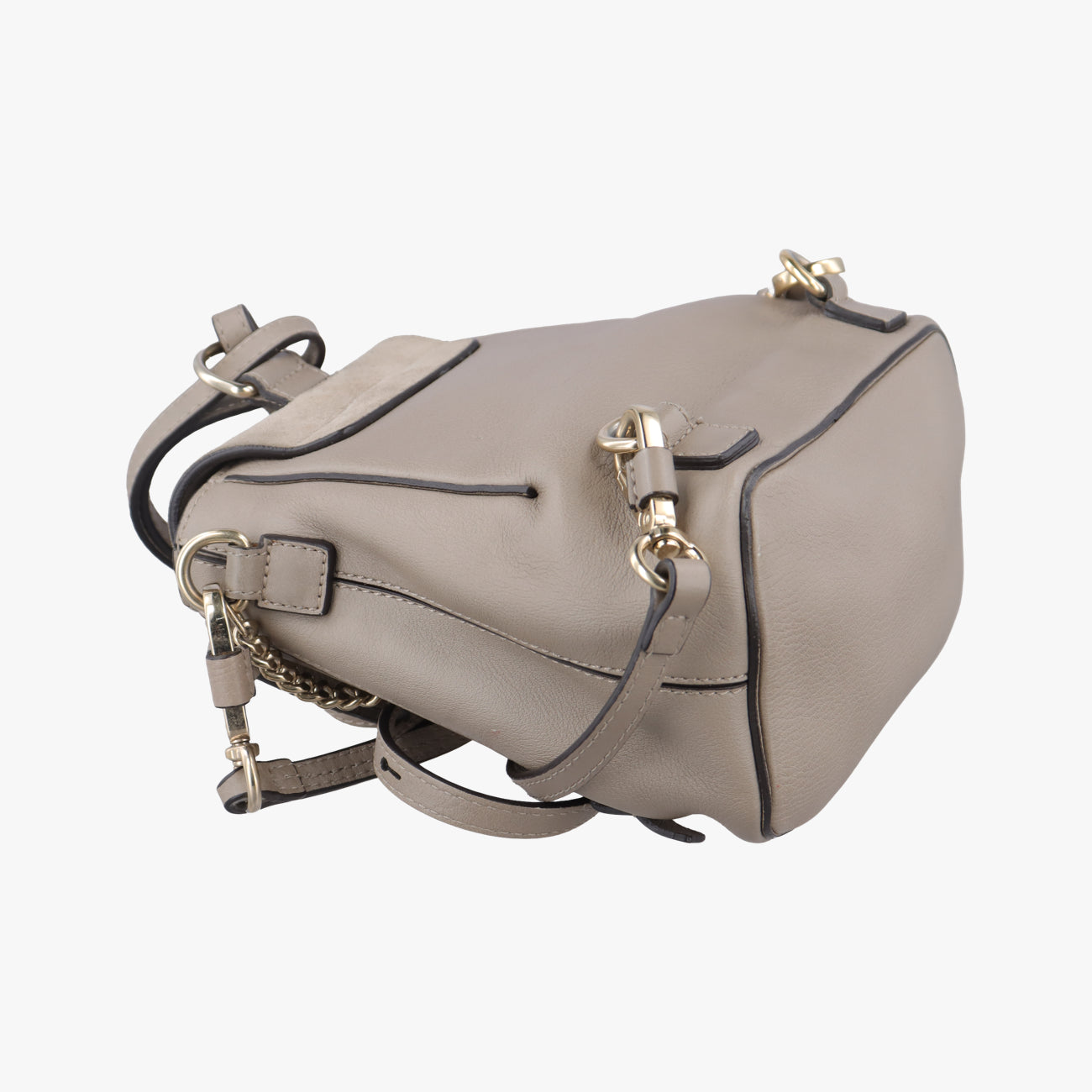 FAYE mini Grey Suede × leather 01 18 75 65フェイ ミニ グレー スエード×レザー 01 18 75 65