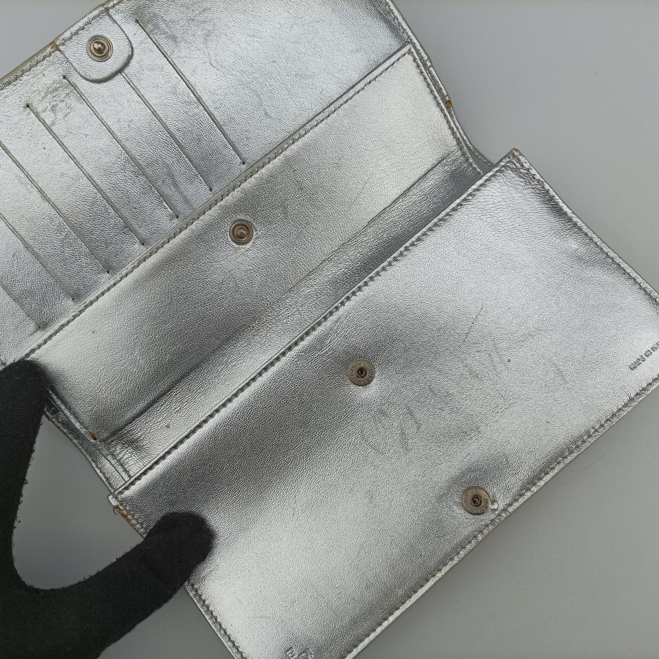 Embossed Logo Silver Canvas 8M0219 2289-8M0219-ZDK-089エンボス ロゴ シルバー キャンバス 8M0219 2289-8M0219-ZDK-089