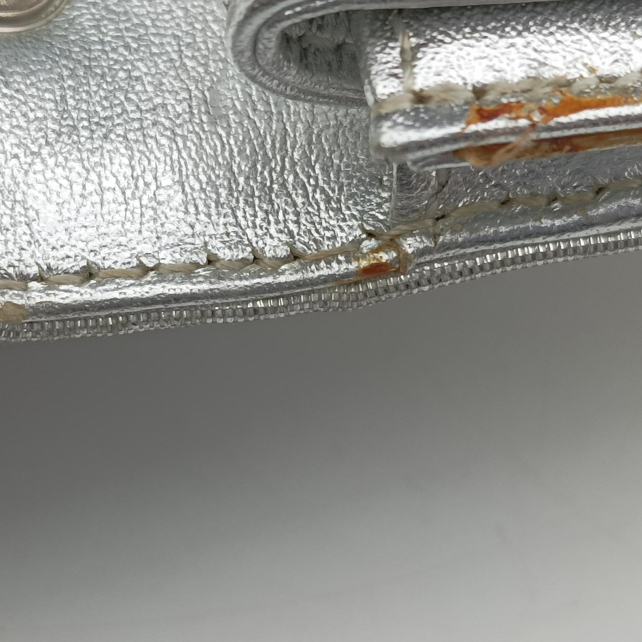 Embossed Logo Silver Canvas 8M0219 2289-8M0219-ZDK-089エンボス ロゴ シルバー キャンバス 8M0219 2289-8M0219-ZDK-089