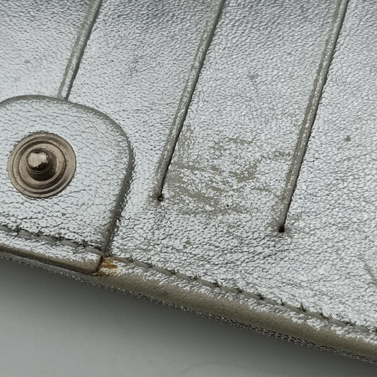 Embossed Logo Silver Canvas 8M0219 2289-8M0219-ZDK-089エンボス ロゴ シルバー キャンバス 8M0219 2289-8M0219-ZDK-089