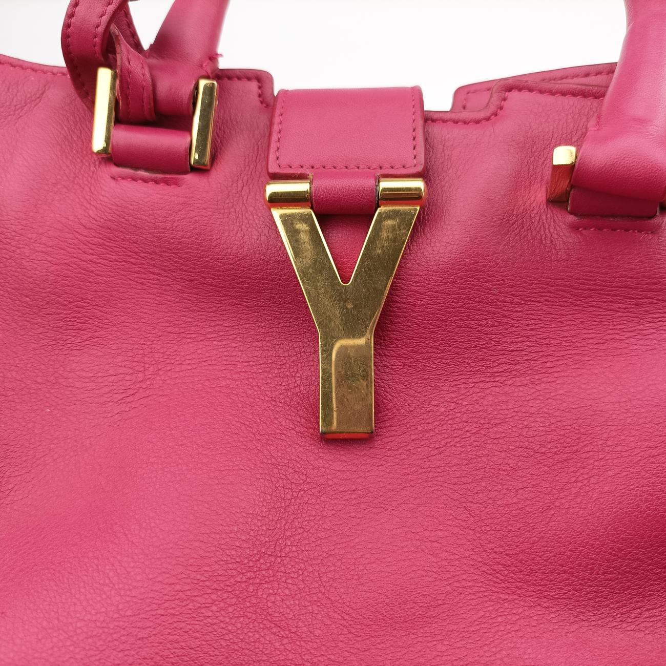 Y Ligne Petit Cabas Rose Leather 311210 311210.213317Yライン プチカバス ローズ レッド レザー 311210 311210.213317