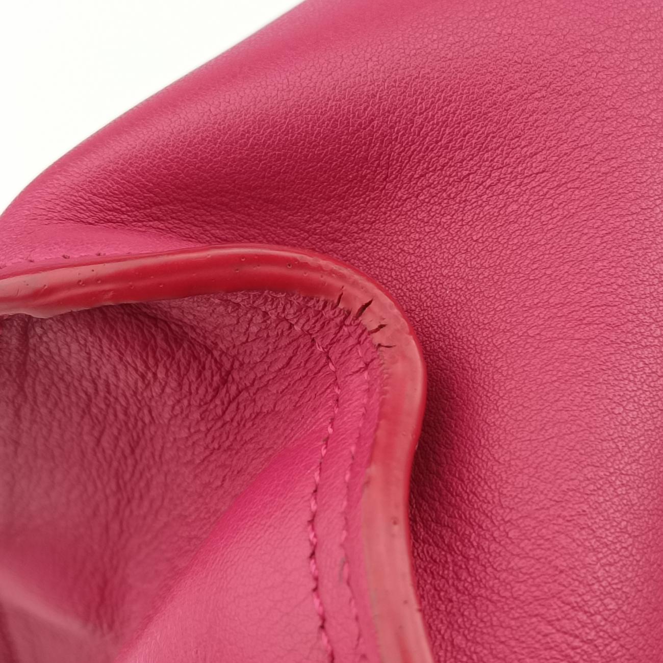 Y Ligne Petit Cabas Rose Leather 311210 311210.213317Yライン プチカバス ローズ レッド レザー 311210 311210.213317