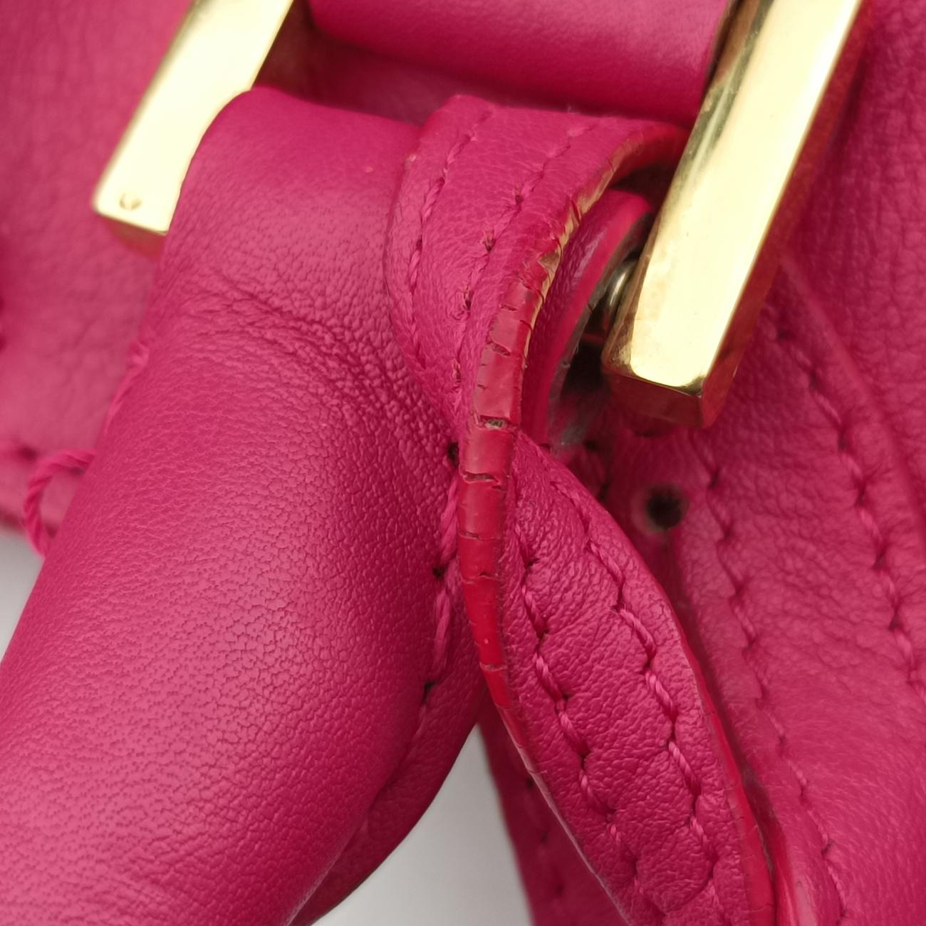 Y Ligne Petit Cabas Rose Leather 311210 311210.213317Yライン プチカバス ローズ レッド レザー 311210 311210.213317