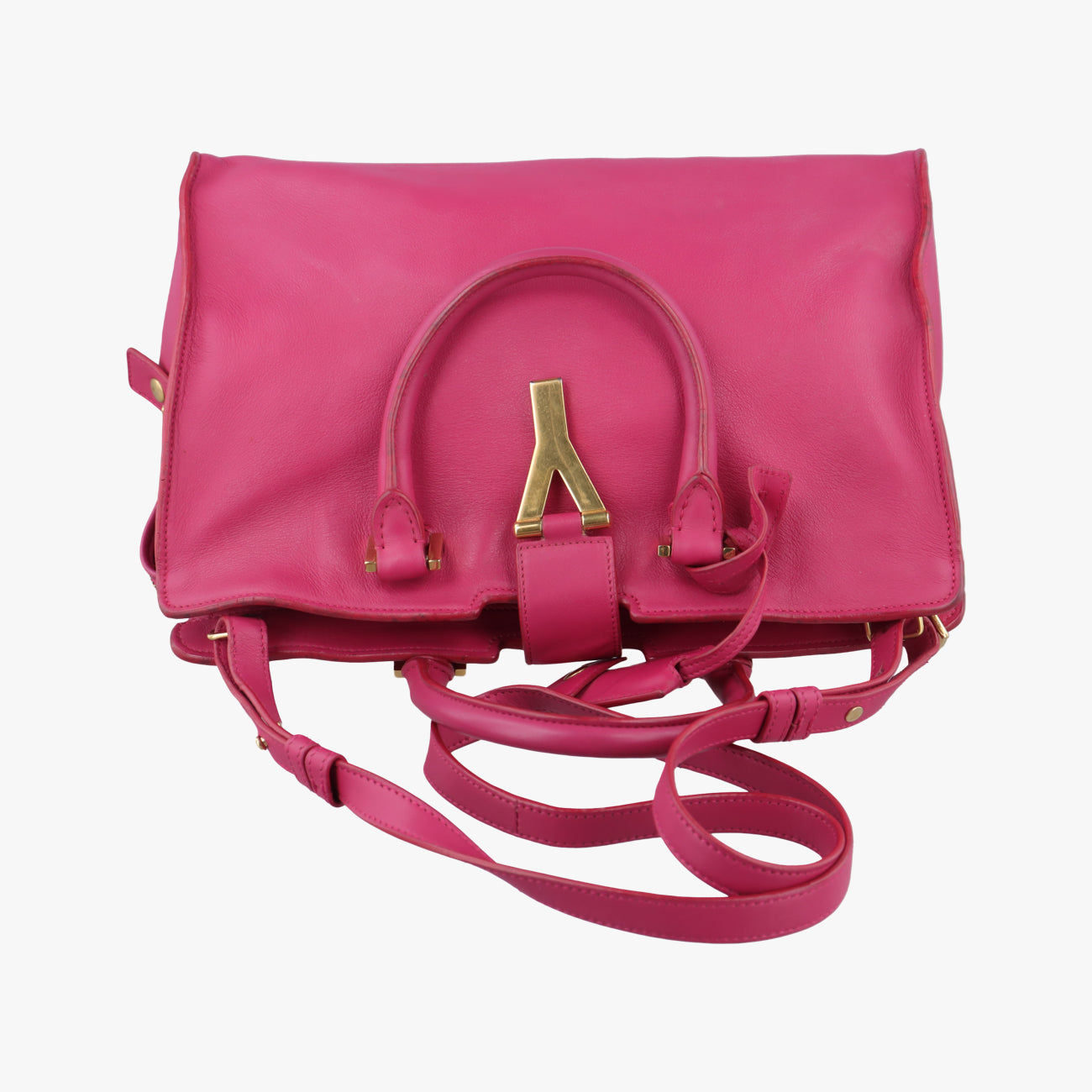 Y Ligne Petit Cabas Rose Leather 311210 311210.213317Yライン プチカバス ローズ レッド レザー 311210 311210.213317