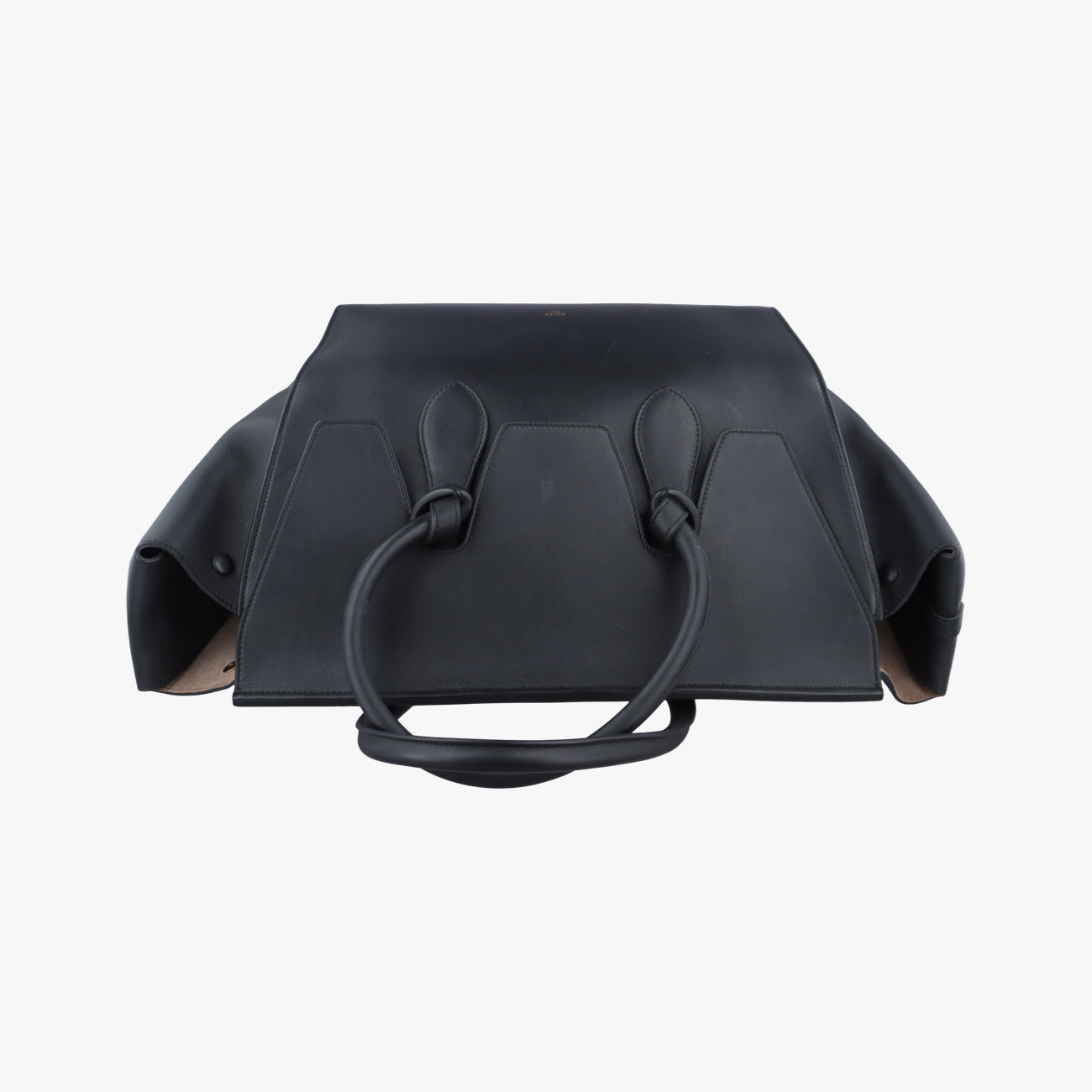 TIE Black Leather W-MP-0163タイ ブラック レザー W-MP-0163