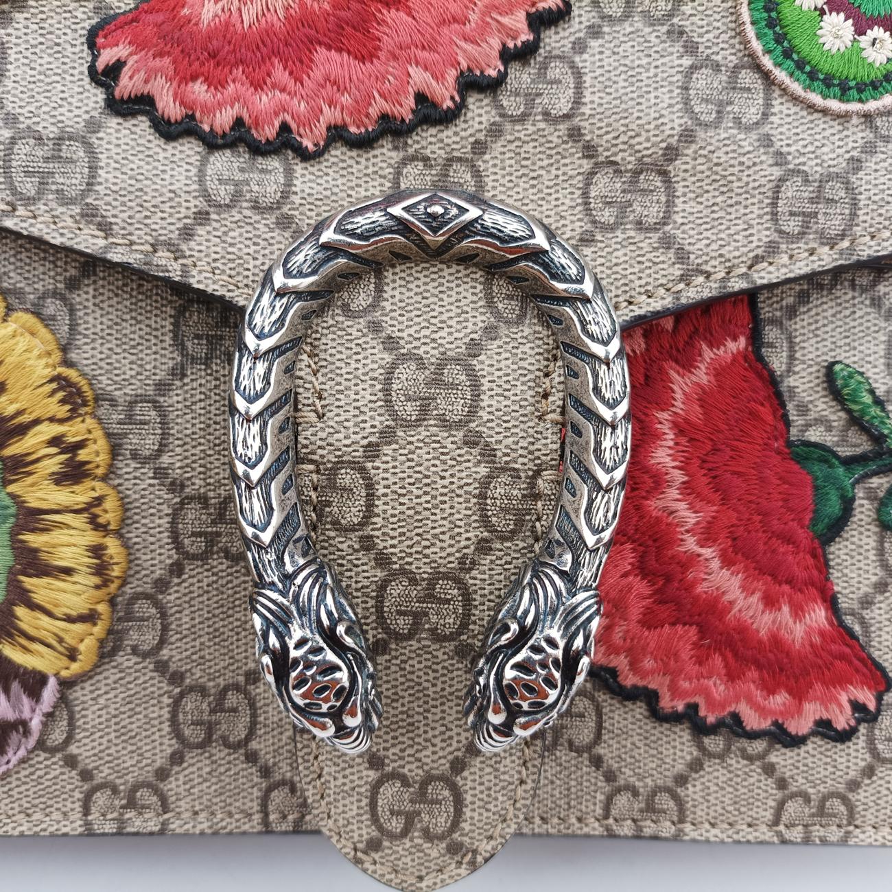 Dionysus Beige×Multicolour PVC coated canvas 403348 G019356295ディオニュソス ベージュ×マルチカラー PVCコーティングキャンバス 403348 G019356295