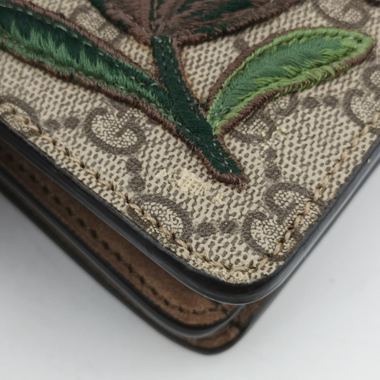 Dionysus Beige×Multicolour PVC coated canvas 403348 G019356295ディオニュソス ベージュ×マルチカラー PVCコーティングキャンバス 403348 G019356295