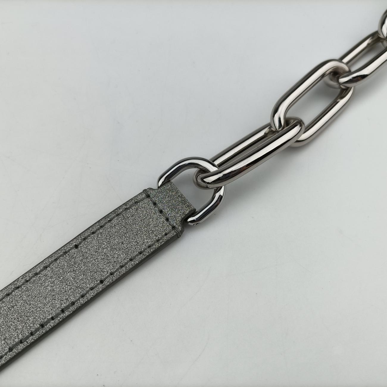 Mini Soft Trunk Silver Leather M59726 ICチップミニソフトトランク シルバー レザー M59726 ICチップ