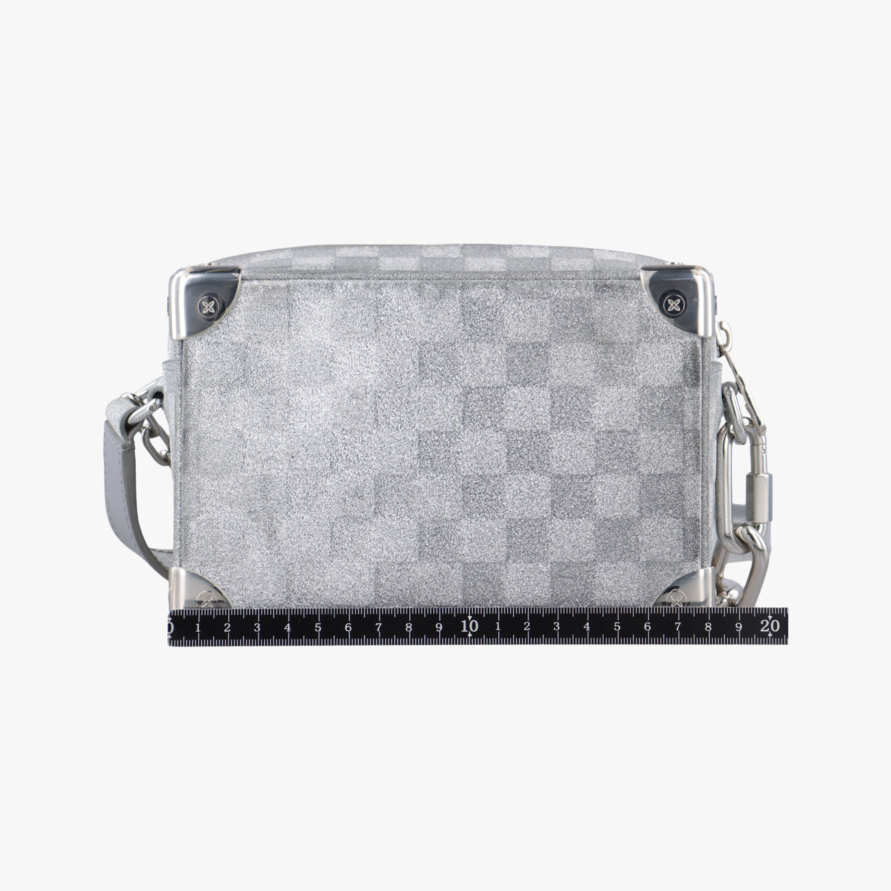 Mini Soft Trunk Silver Leather M59726 ICチップミニソフトトランク シルバー レザー M59726 ICチップ