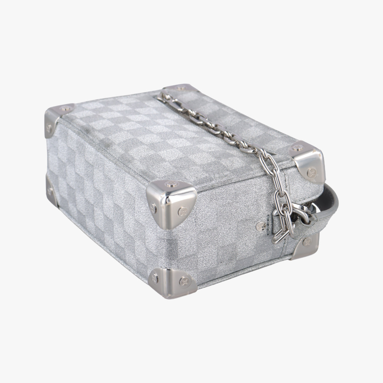Mini Soft Trunk Silver Leather M59726 ICチップミニソフトトランク シルバー レザー M59726 ICチップ
