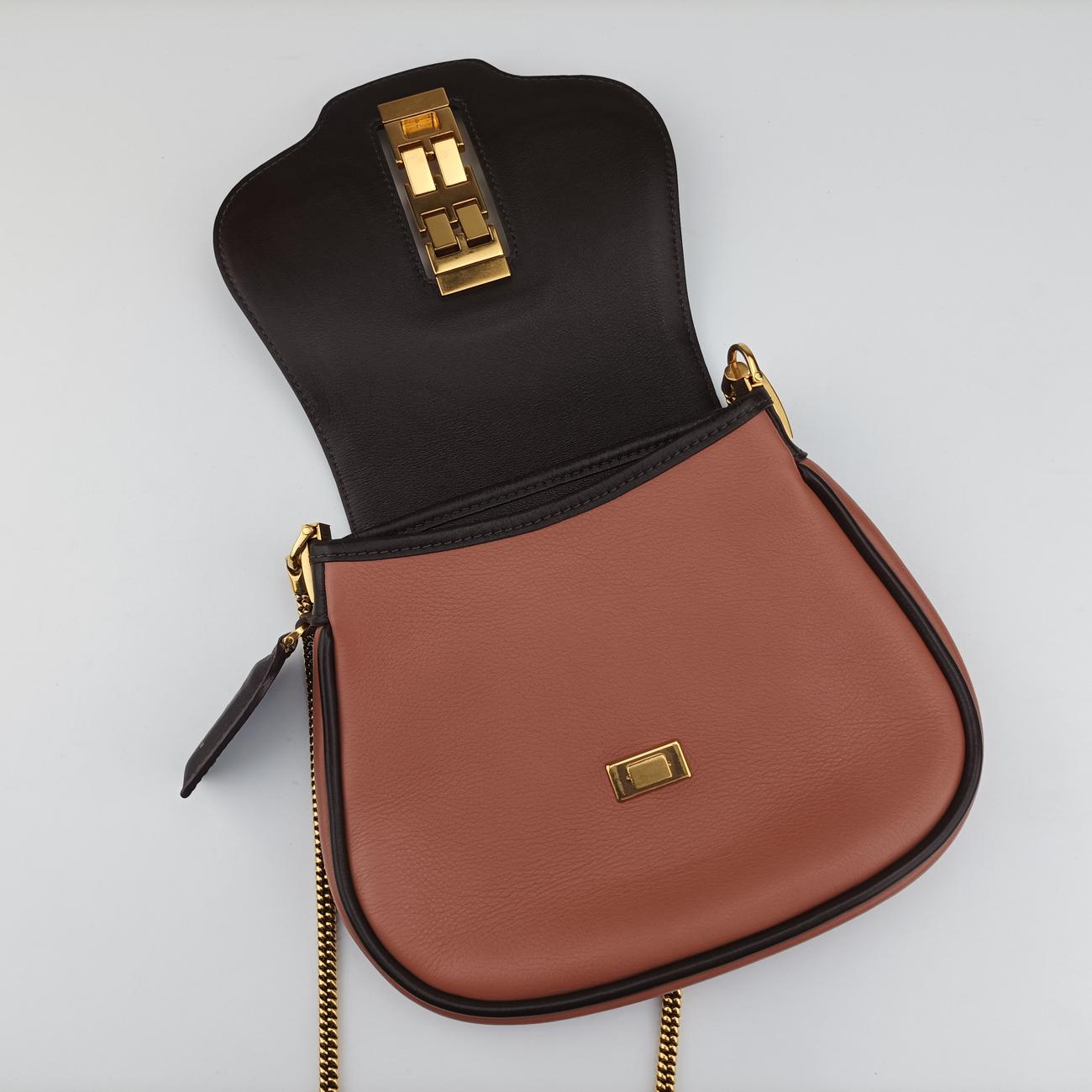 Collection Trapezio Pink×Brown leather M97086 AR0171コレクション トラペツィオ ピンク×ブラウン レザー M97086 AR0171