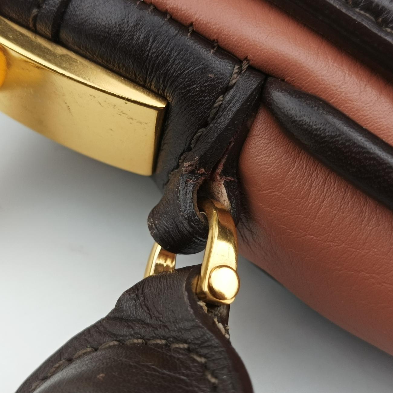 Collection Trapezio Pink×Brown leather M97086 AR0171コレクション トラペツィオ ピンク×ブラウン レザー M97086 AR0171