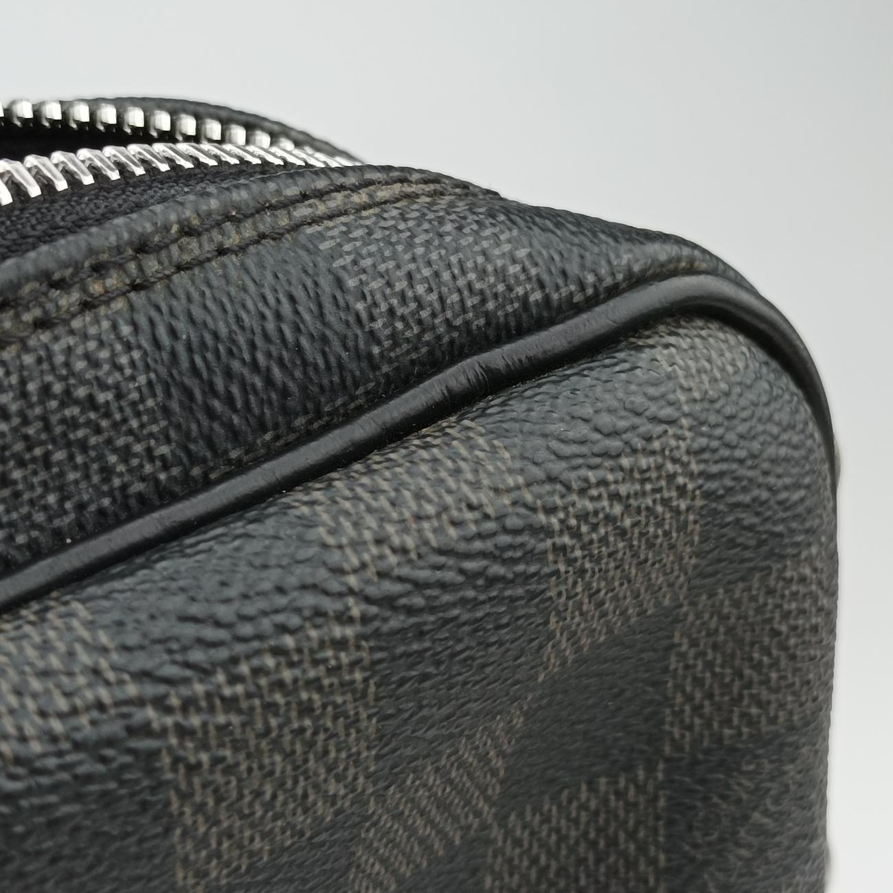 Porte Documents Voyage PM Noir Damier Graphite N41478 GI2147ポルト ドキュマン ヴォワヤージュ PM ノワール ダミエ グラフィット N41478 GI2147