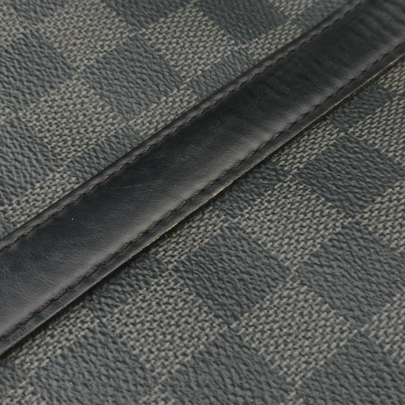 Porte Documents Voyage PM Noir Damier Graphite N41478 GI2147ポルト ドキュマン ヴォワヤージュ PM ノワール ダミエ グラフィット N41478 GI2147