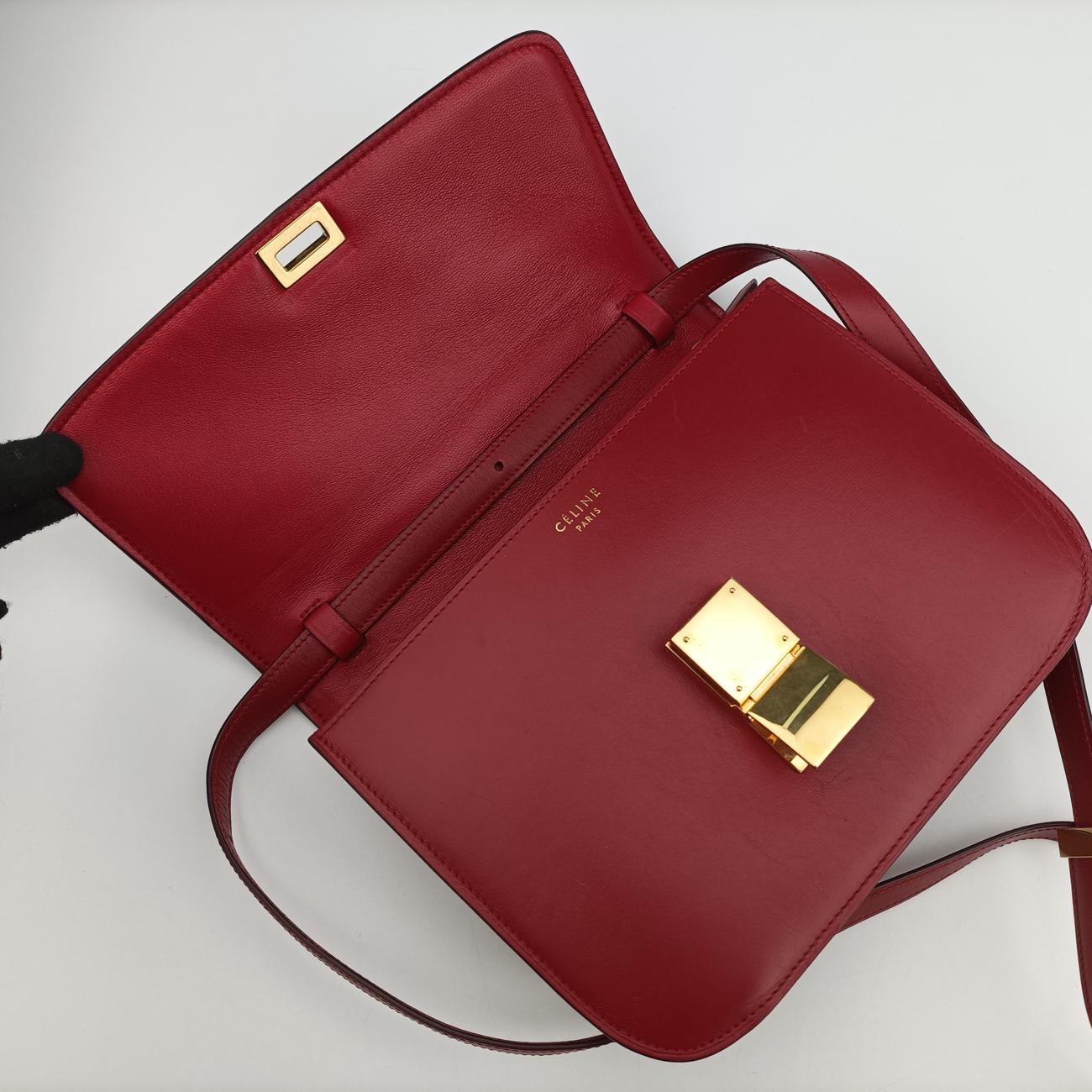 Classic Box Red Leather F-LA-2185クラシックボックス レッド レザー F-LA-2185