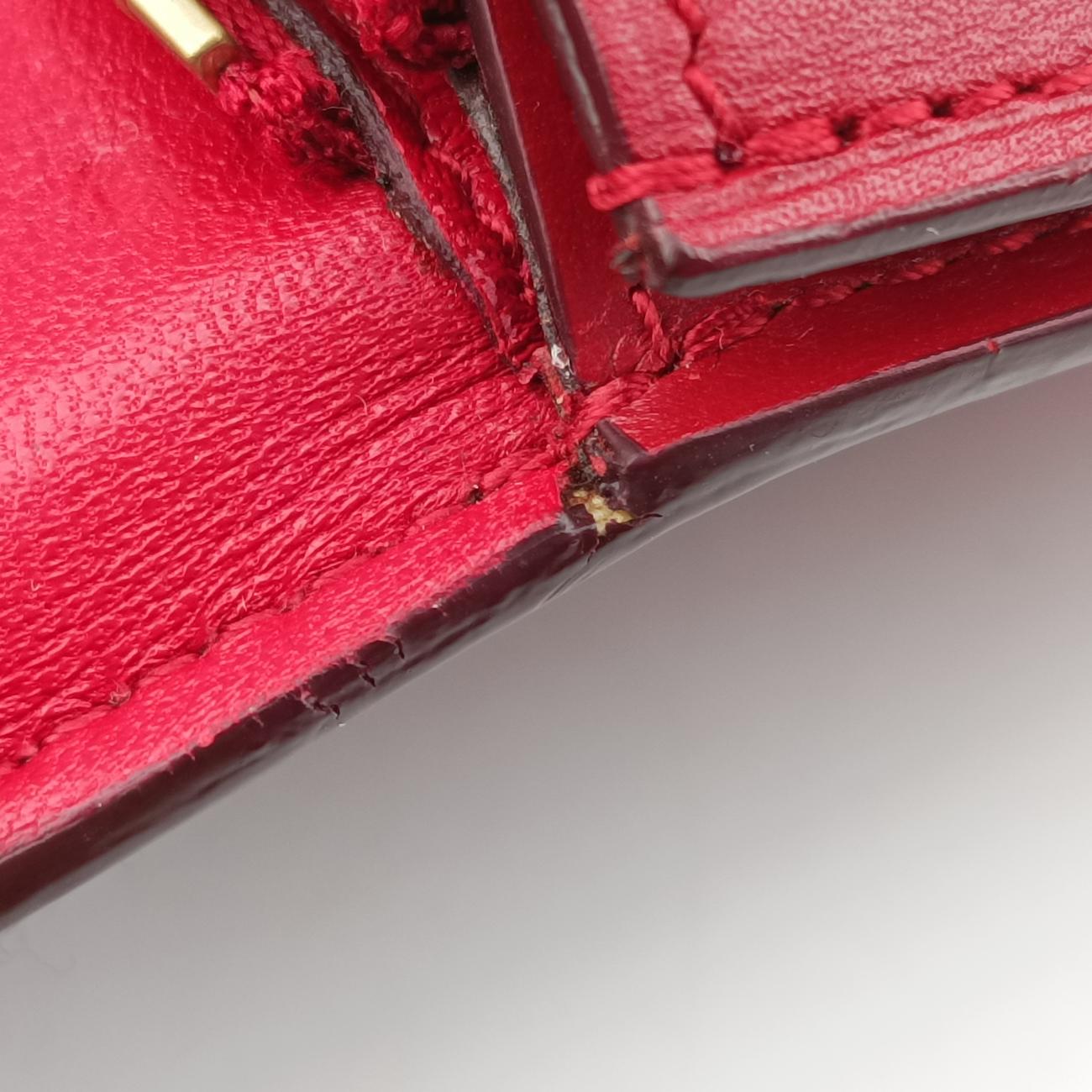 Classic Box Red Leather F-LA-2185クラシックボックス レッド レザー F-LA-2185