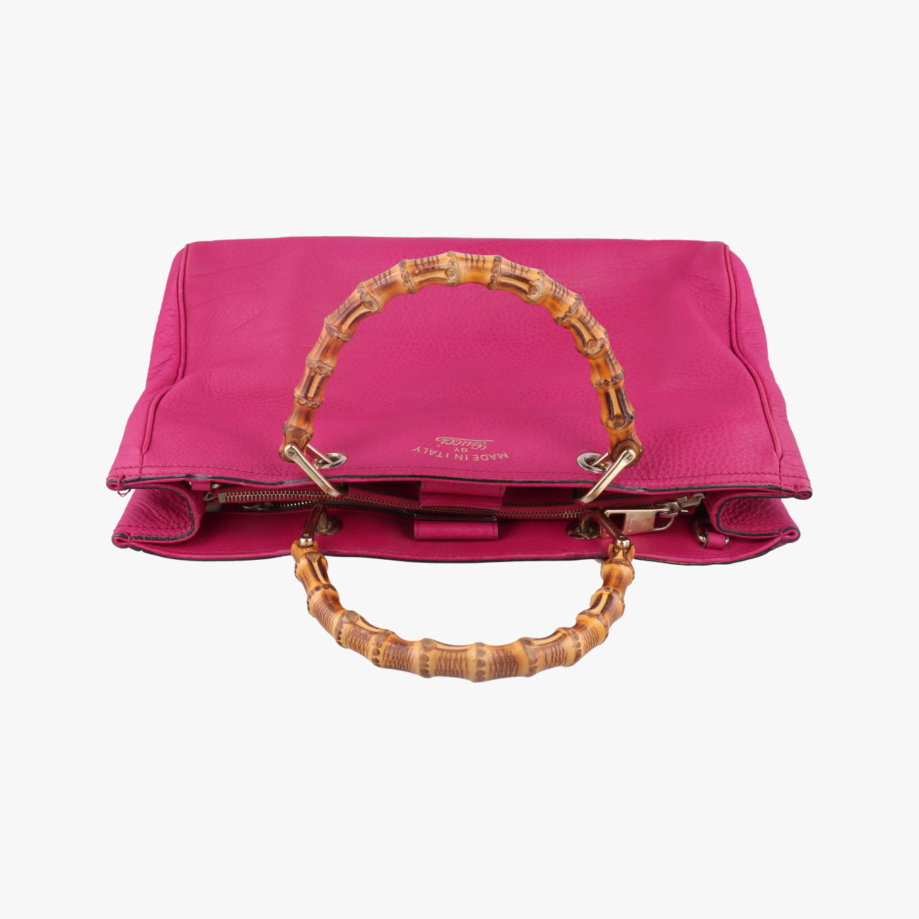 Bamboo Shopper Rose Leather 323660 A015700203バンブーショッパー ローズ レッド レザー 323660 A015700203