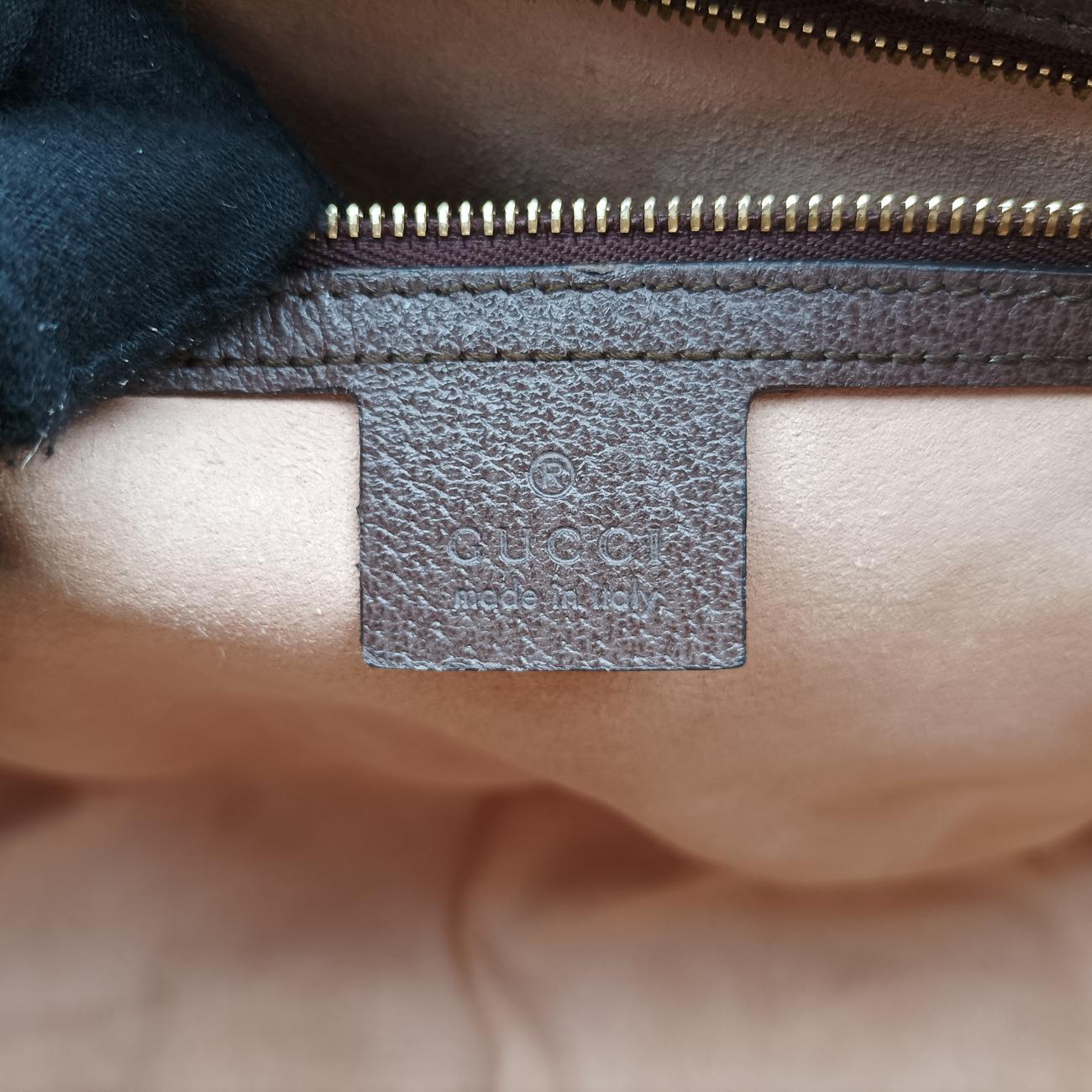 Ophidia brown×red×green PVC coated canvas 524533 C026126007オフィディア ブラウン×レッド×グリーン PVCコーティングキャンバス 524533 C026126007